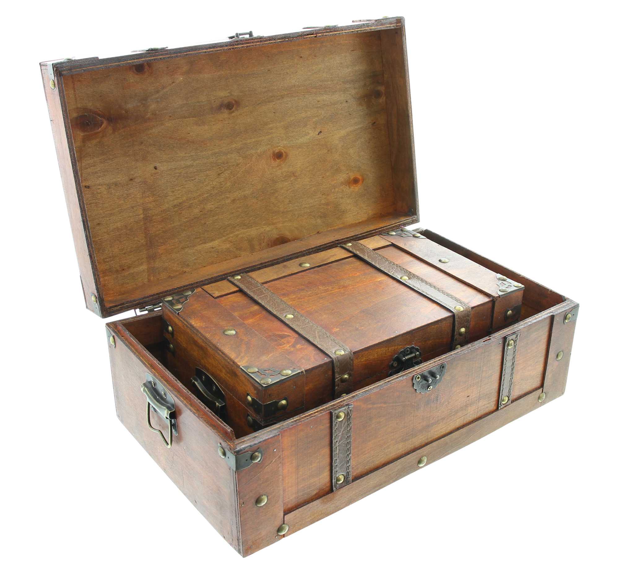 Acheter Lot de 2 coffres "chasse au trésor" dans la boutique en ligne de Frank Flechtwaren pour Coffres Acheter Lot de 2 coffres "chasse au trésor" dans la boutique en ligne de Frank Flechtwaren pour Coffres