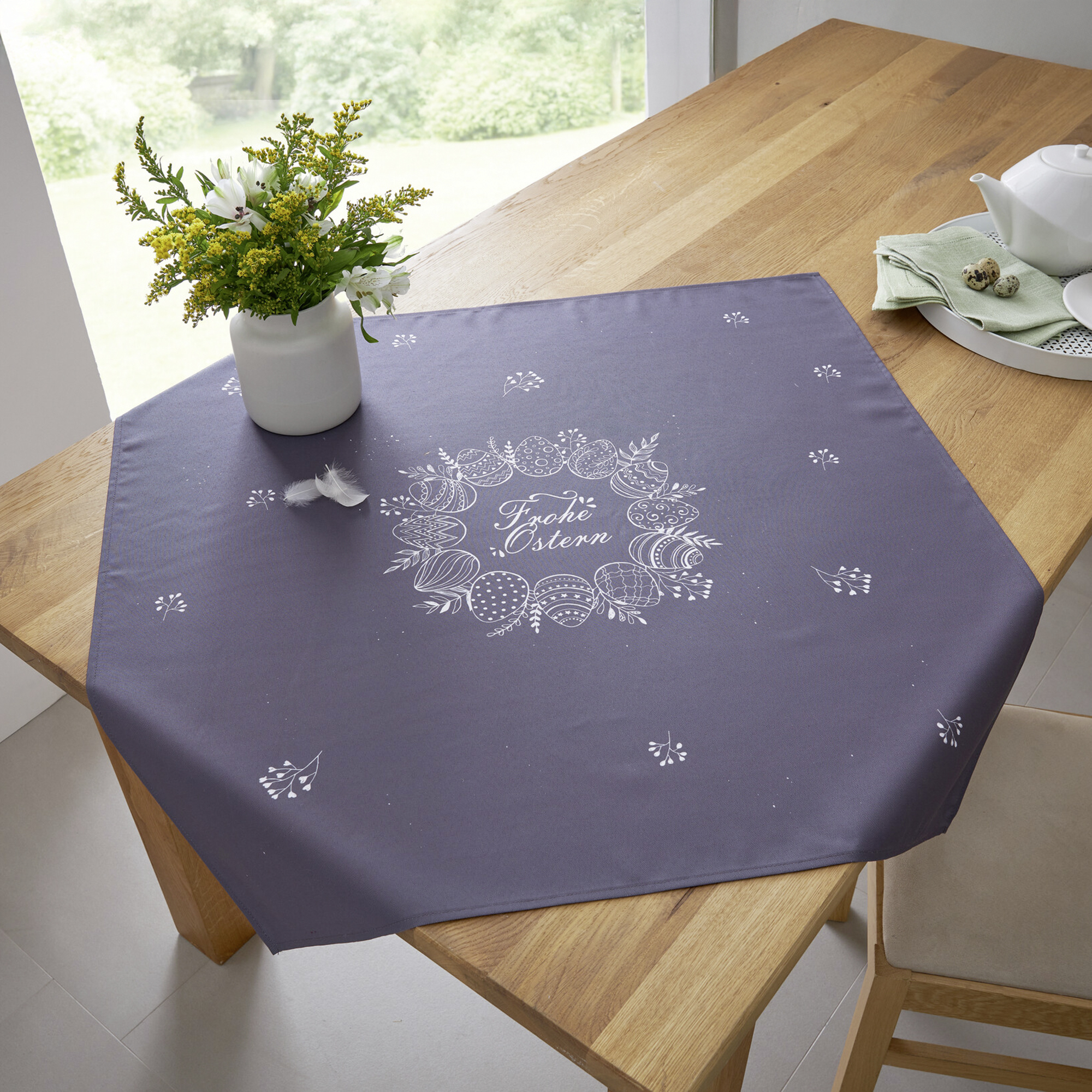 Acheter Nappe "couronne de Pâques"  dans la boutique en ligne de Frank Flechtwaren pour Pâques