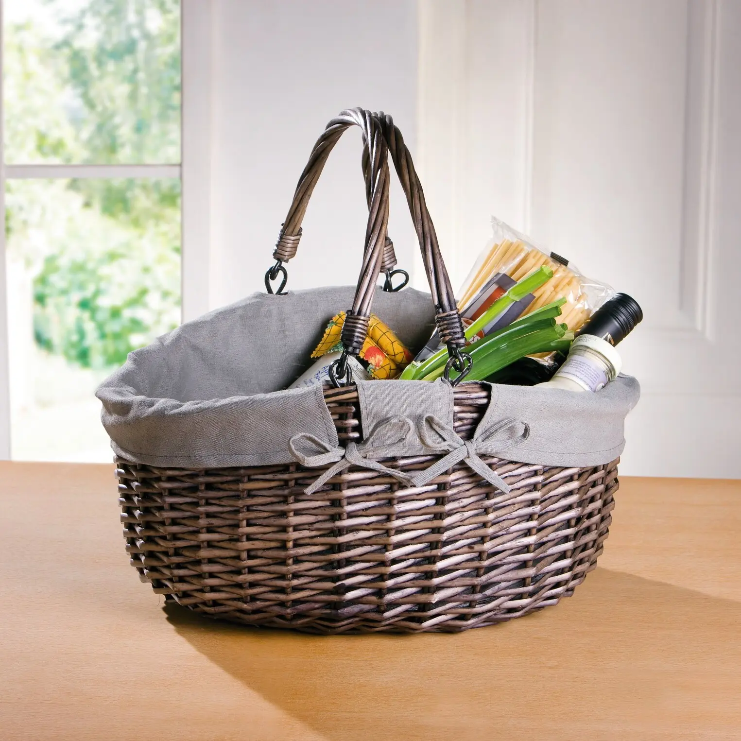 Acheter Panier à courses "moderne"  dans la boutique en ligne de Frank Flechtwaren
