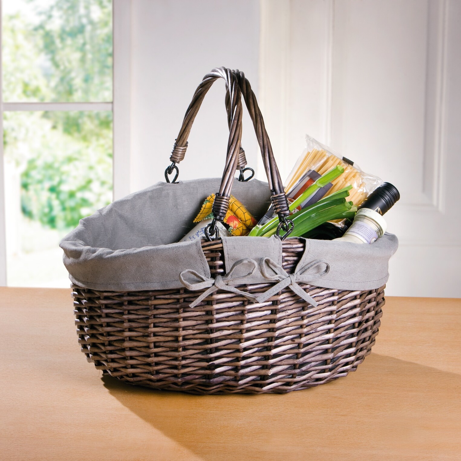 Acheter Panier à courses "moderne"  dans la boutique en ligne de Frank Flechtwaren
