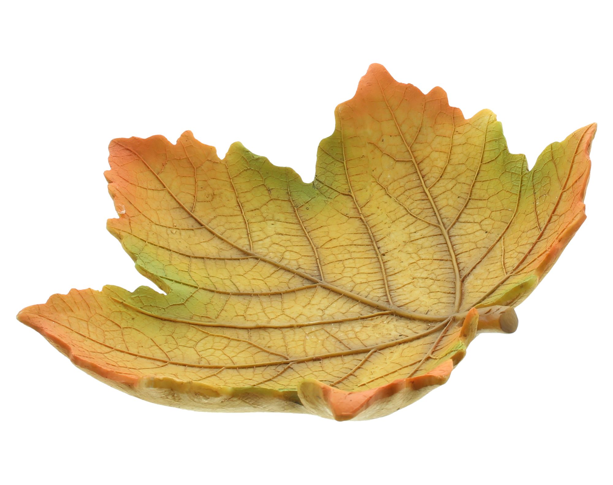 Acheter Coupe décorative "feuille d'automne"  dans la boutique en ligne de Frank Flechtwaren pour Jardin d'automne