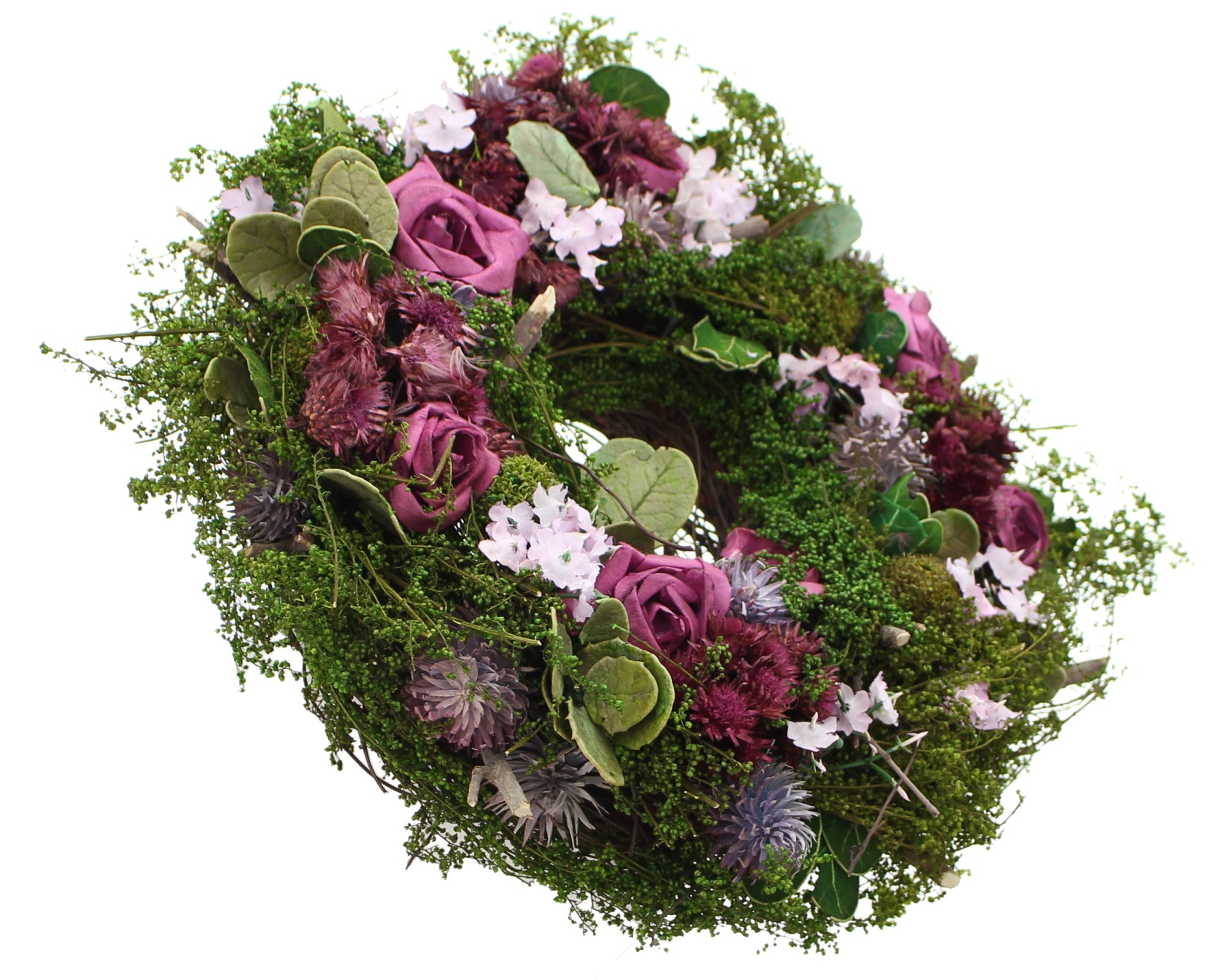 Acheter Couronne "rose lilas" dans la boutique en ligne de Frank Flechtwaren pour Pâques Acheter Couronne "rose lilas" dans la boutique en ligne de Frank Flechtwaren pour Pâques