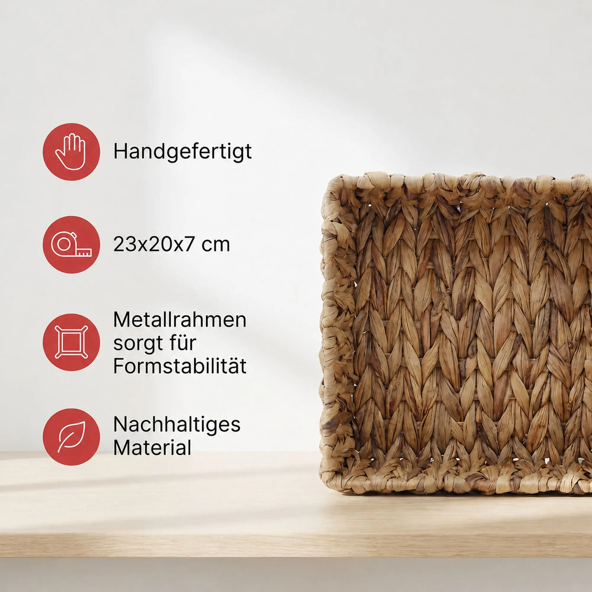 Acheter Coupe déco, rectangle  dans la boutique en ligne de Frank Flechtwaren pour Coupes