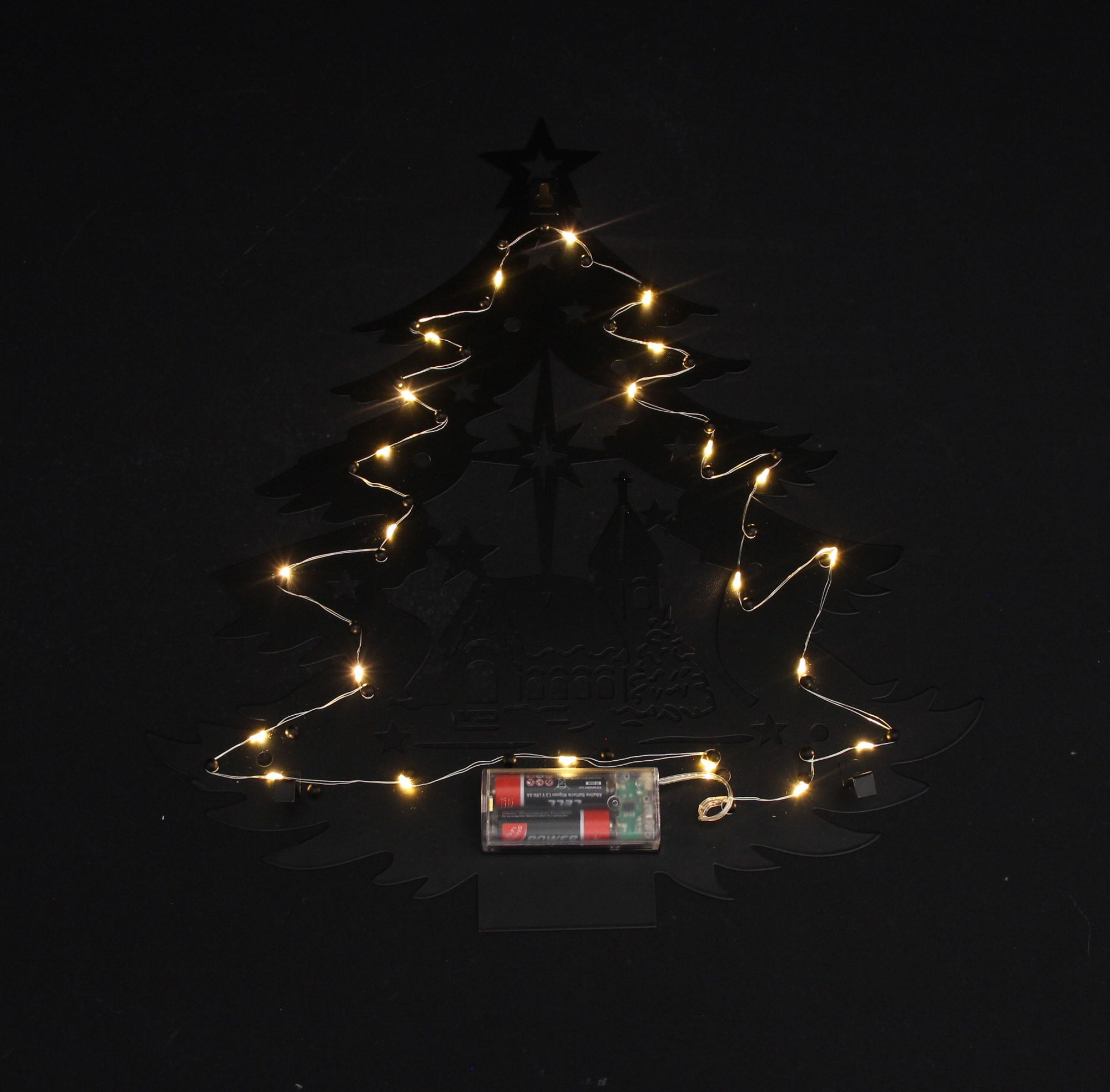 Acheter Deko murale LED " Sapin de Noël"  dans la boutique en ligne de Frank Flechtwaren pour Sapins