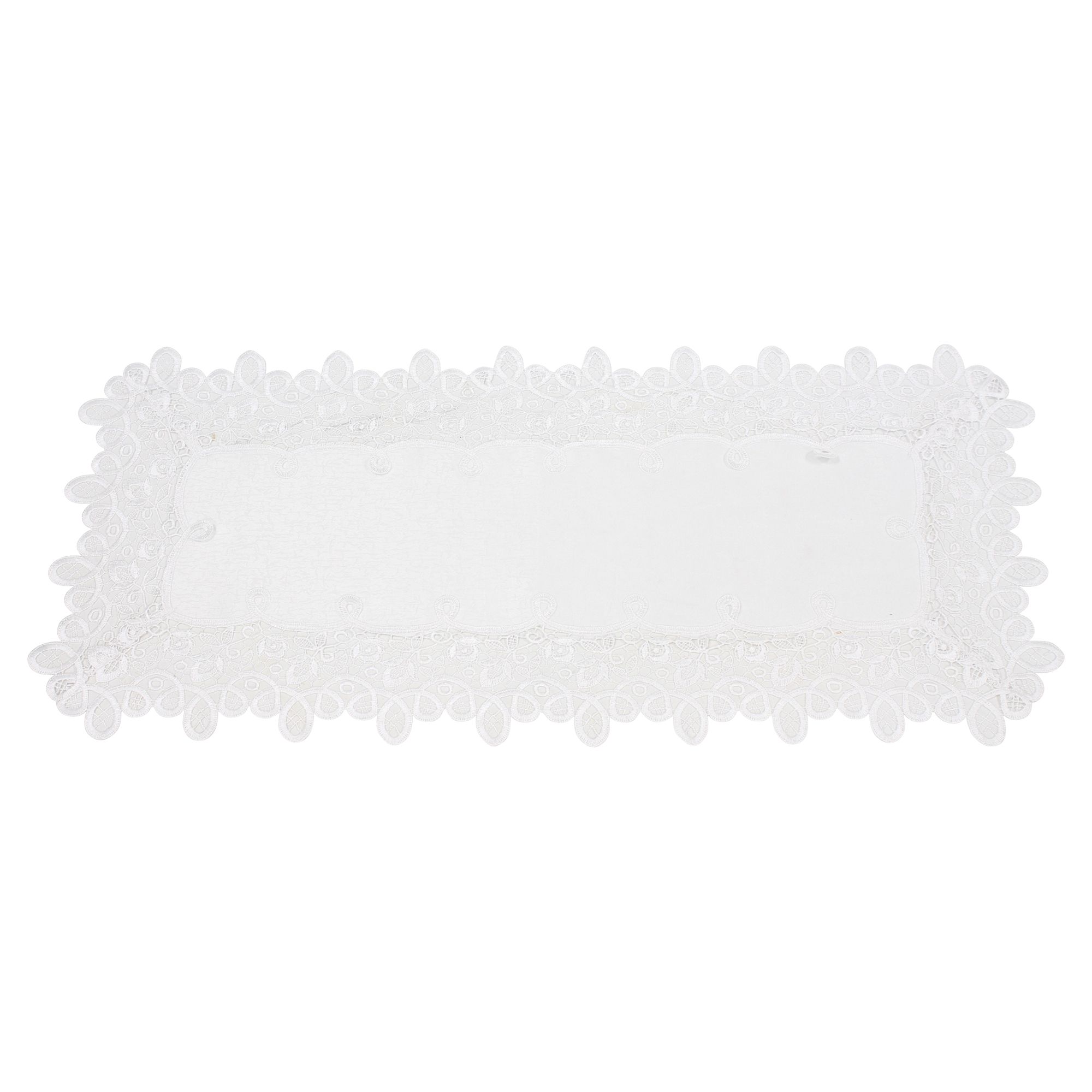 Acheter Chemin de table « Petites fleurs en dentelle »  dans la boutique en ligne de Frank Flechtwaren pour Chemins de table