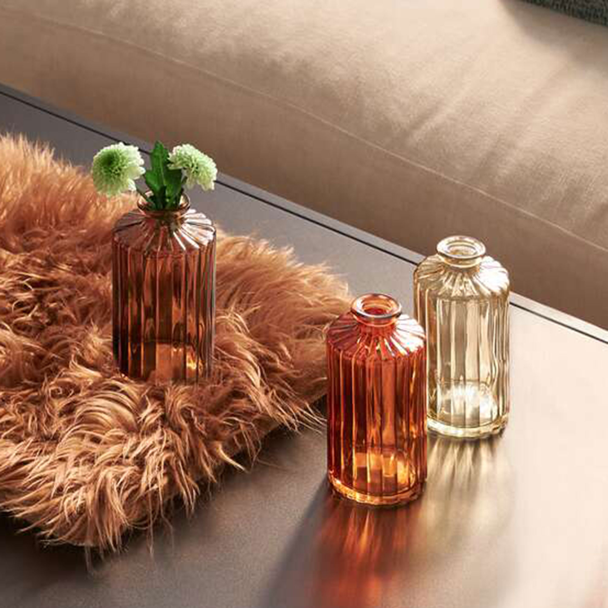 Acheter Lot de 3 vases décoratifs "Panama"  dans la boutique en ligne de Frank Flechtwaren pour Vases