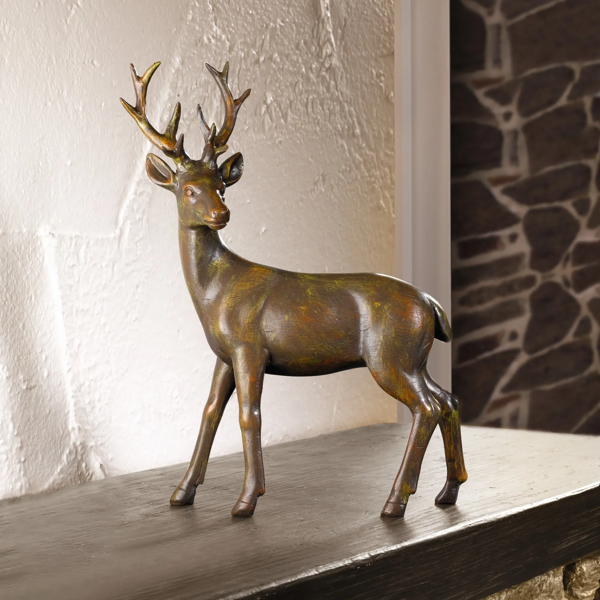 Acheter Figurine de décoration "cerf"  dans la boutique en ligne de Frank Flechtwaren