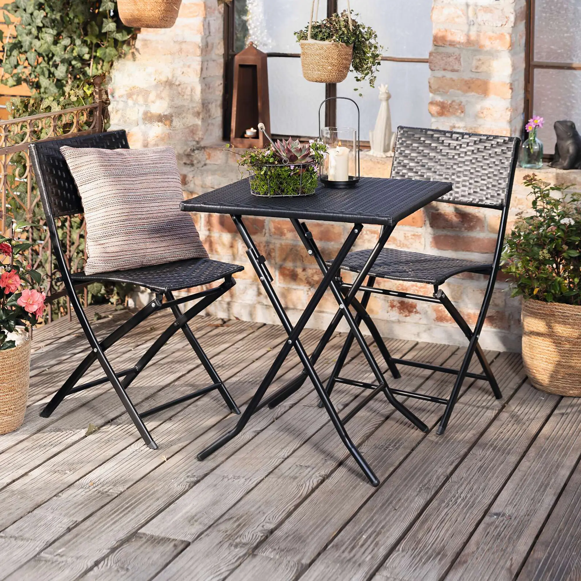 Acheter Set bistrot "pure élégance" 3 pcs  dans la boutique en ligne de Frank Flechtwaren