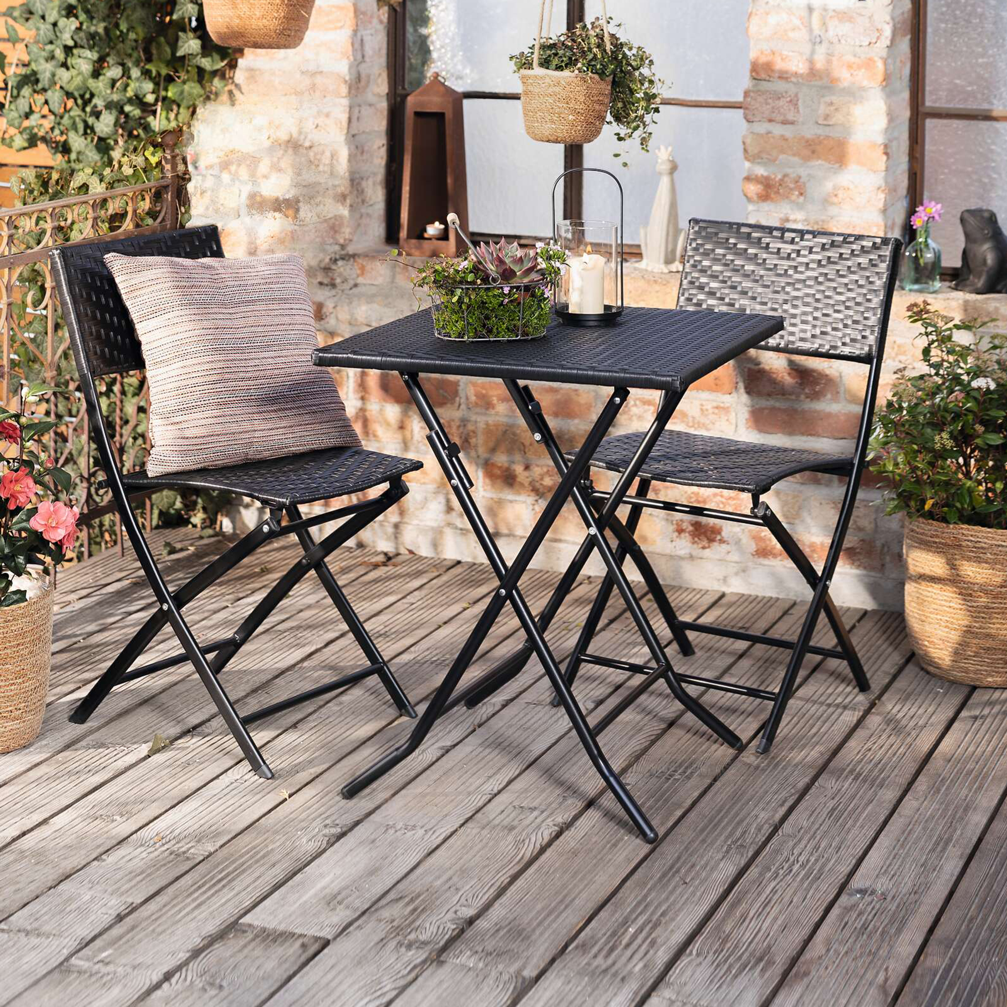 Acheter Set bistrot "pure élégance" 3 pcs  dans la boutique en ligne de Frank Flechtwaren