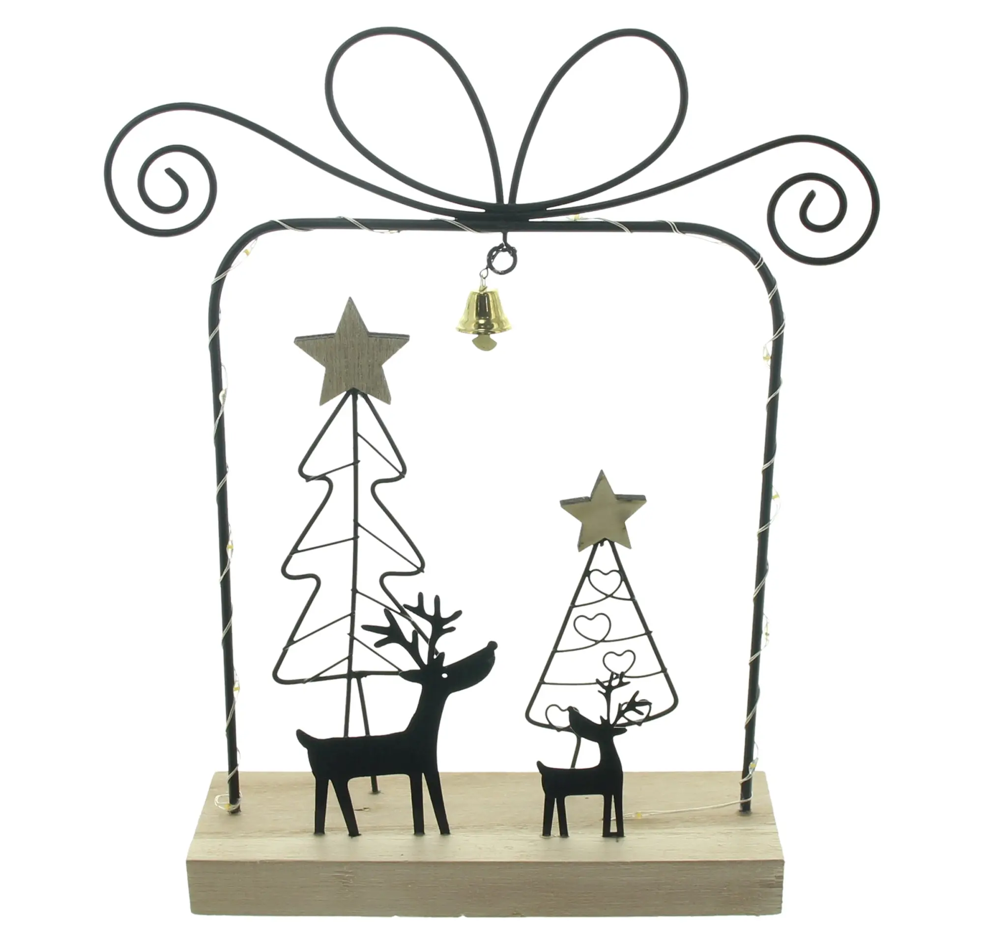 Acheter Cadeau décoratif LED "Black"  dans la boutique en ligne de Frank Flechtwaren pour Décoration de table LED