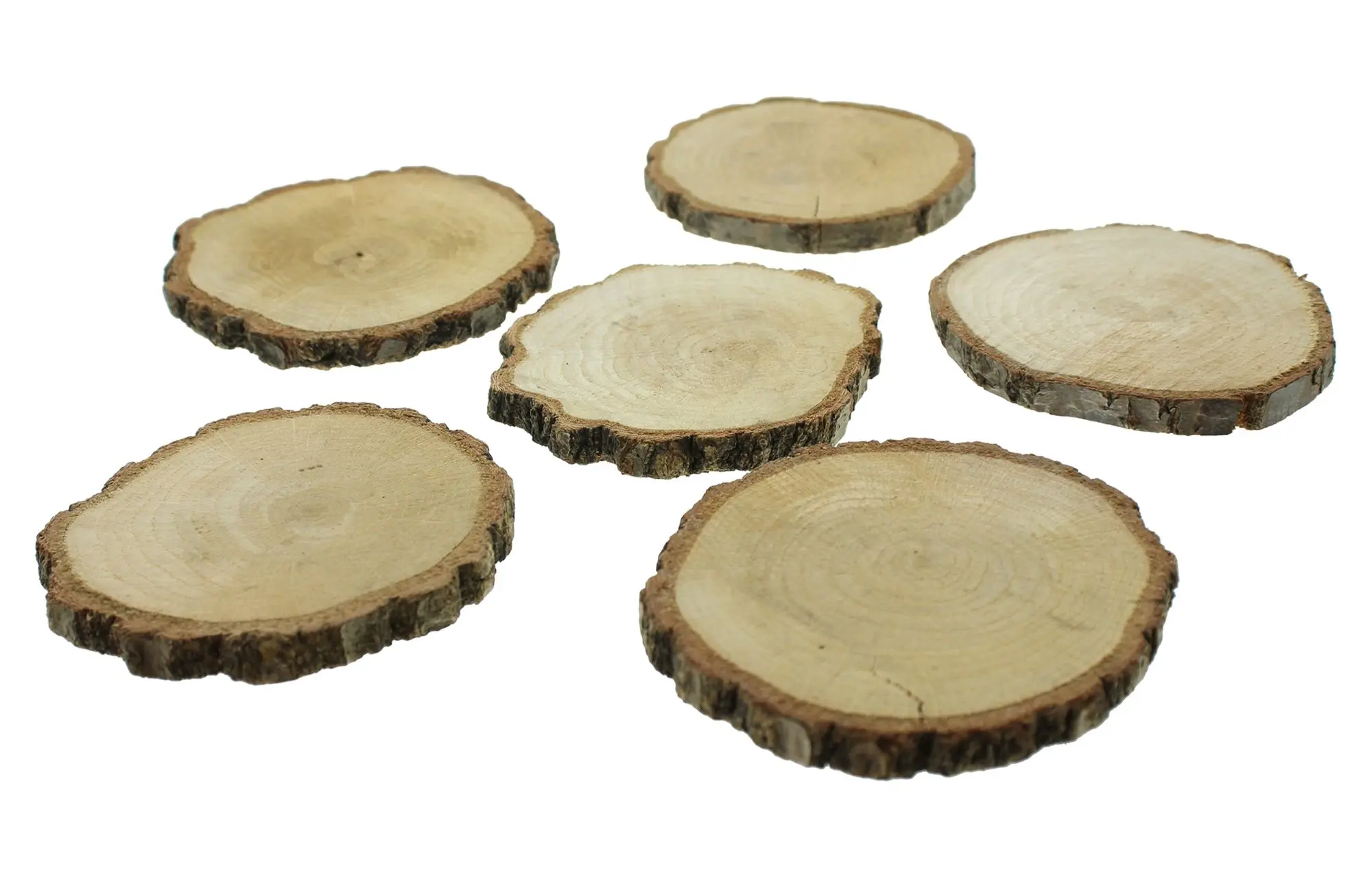 Acheter Lot de 6 rondins en bois "chêne"  dans la boutique en ligne de Frank Flechtwaren pour Pâques