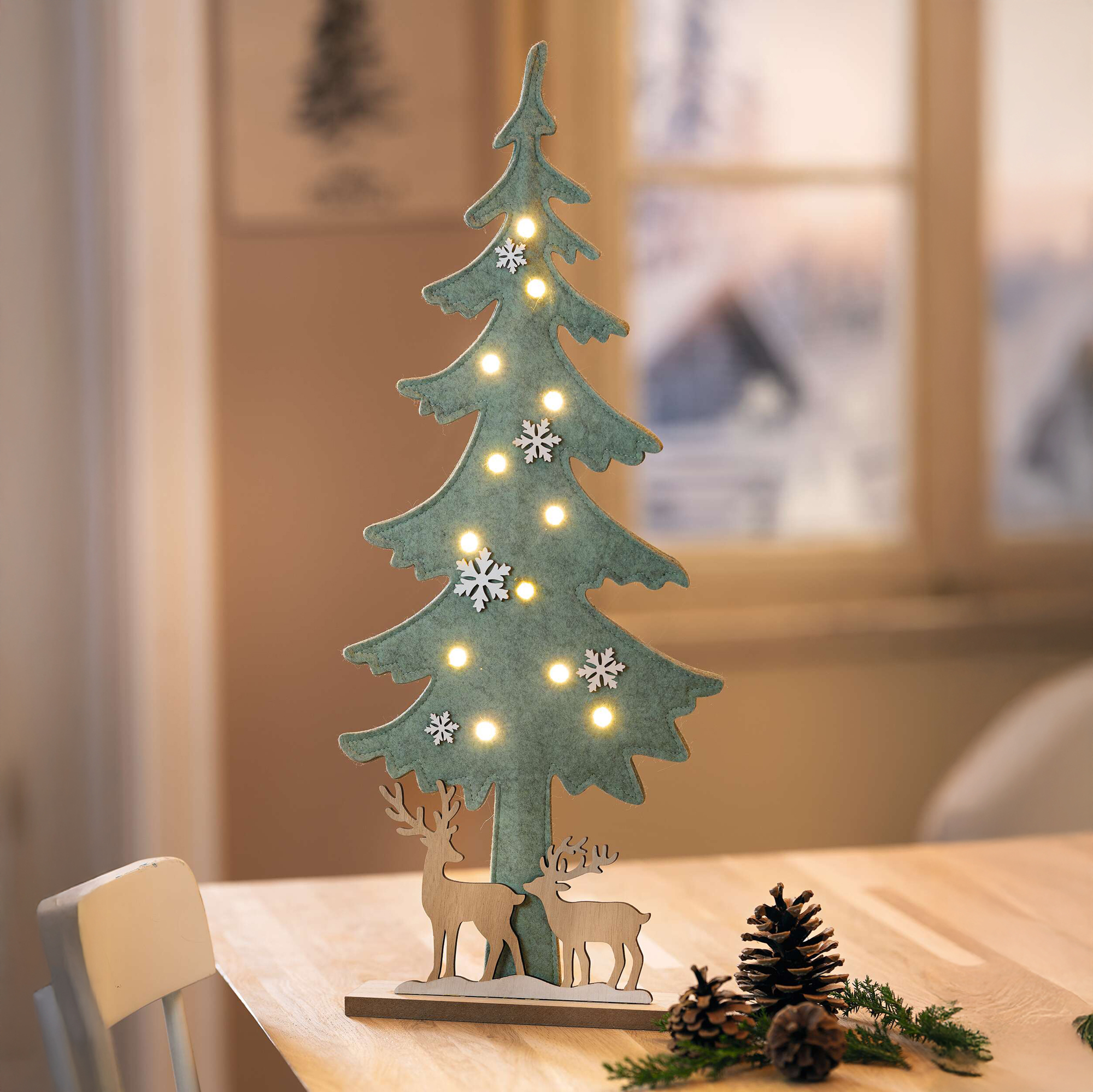 Acheter Sapin LED "renne"  dans la boutique en ligne de Frank Flechtwaren