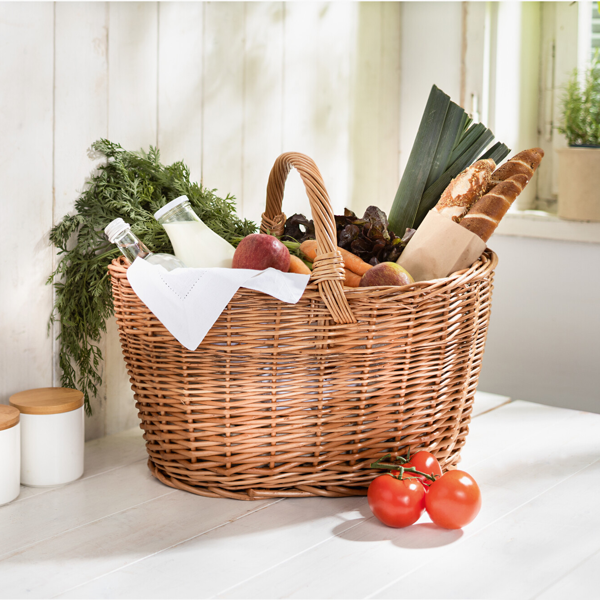 Acheter Panier à courses "nature"  dans la boutique en ligne de Frank Flechtwaren