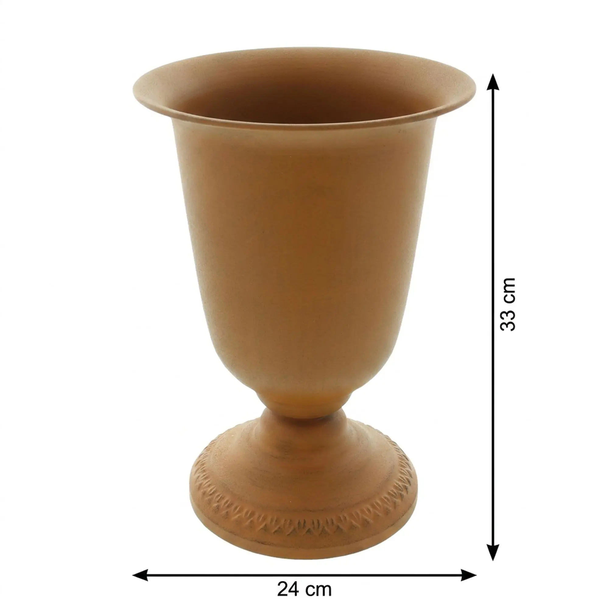 Acheter Jardinière coupe "aspect rouille"  dans la boutique en ligne de Frank Flechtwaren pour Pots de fleurs