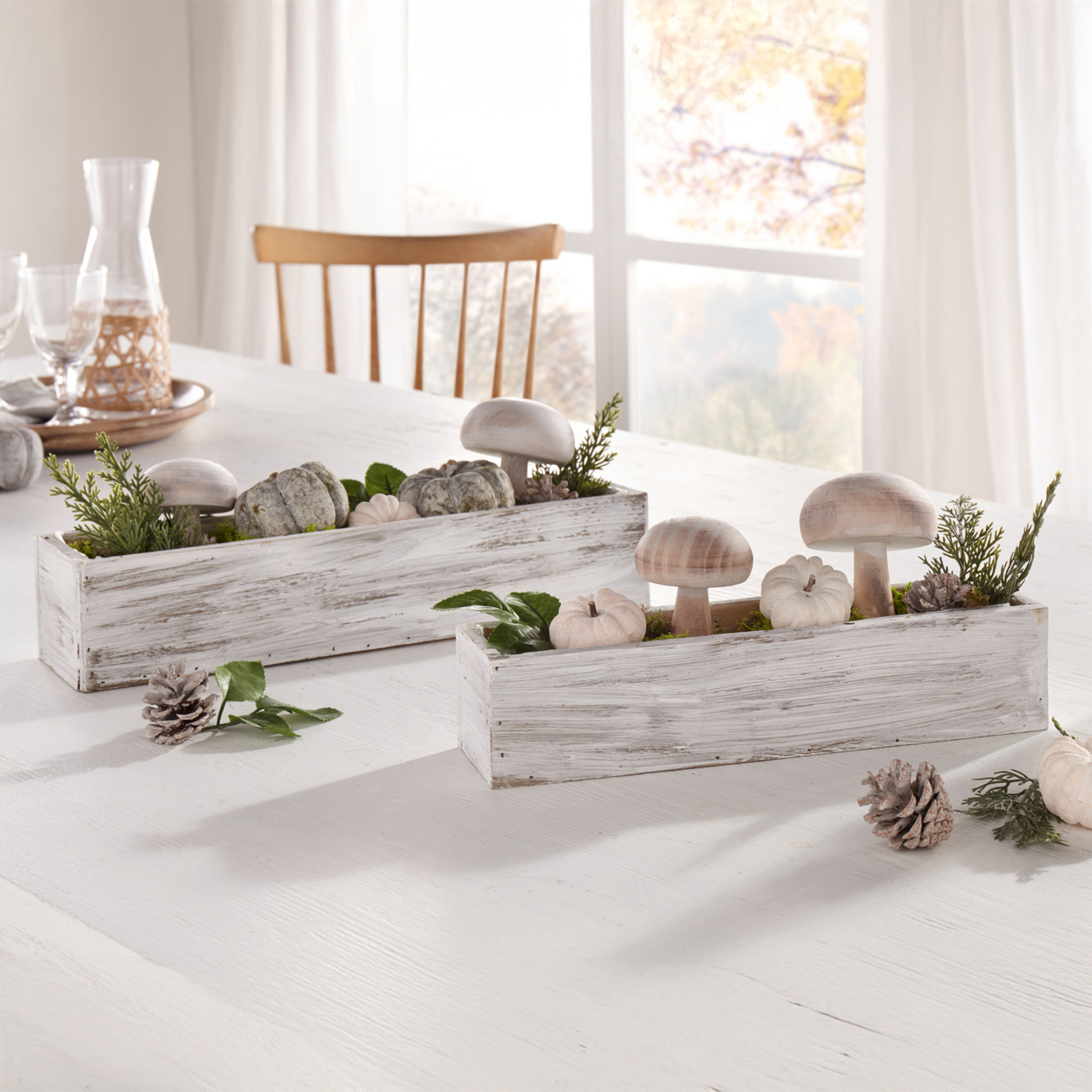 Acheter Lot de 2 jardinières "blanc délavé" dans la boutique en ligne de Frank Flechtwaren pour Pâques Acheter Lot de 2 jardinières "blanc délavé" dans la boutique en ligne de Frank Flechtwaren pour Pâques