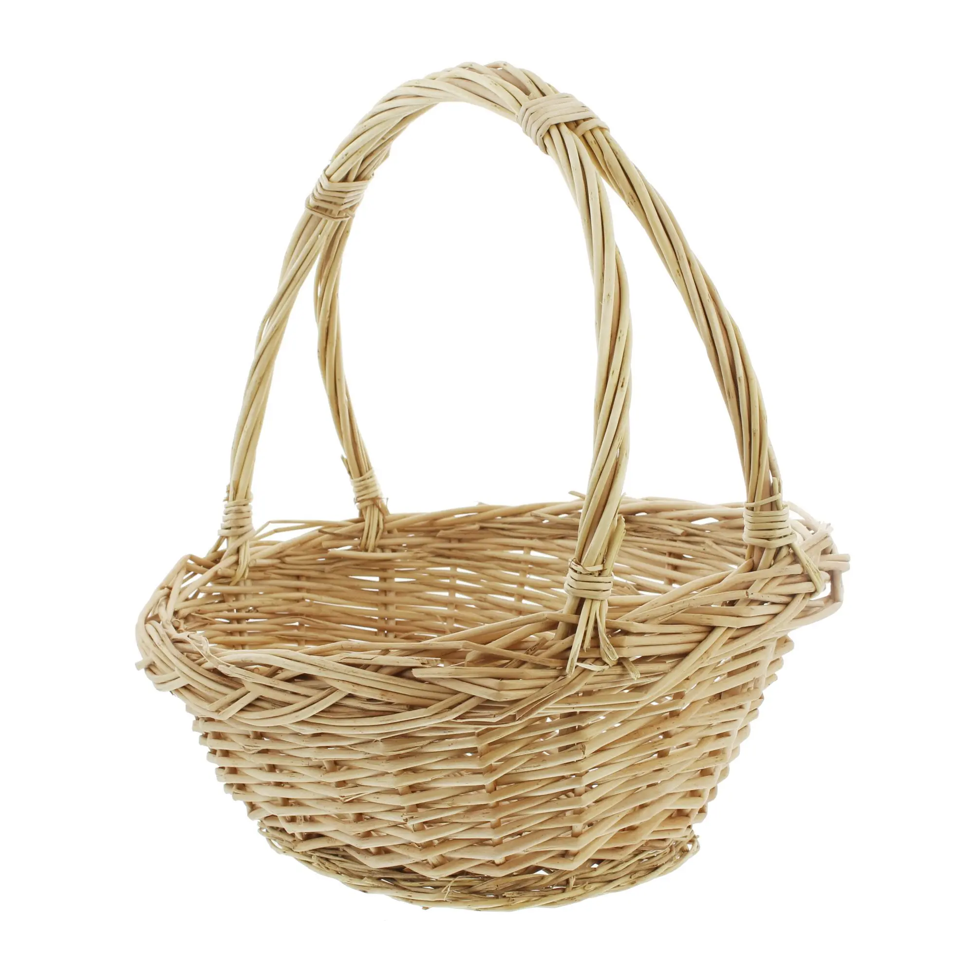 Acheter Panier à anse "bord tressé", PM  dans la boutique en ligne de Frank Flechtwaren pour Paniers cadeaux
