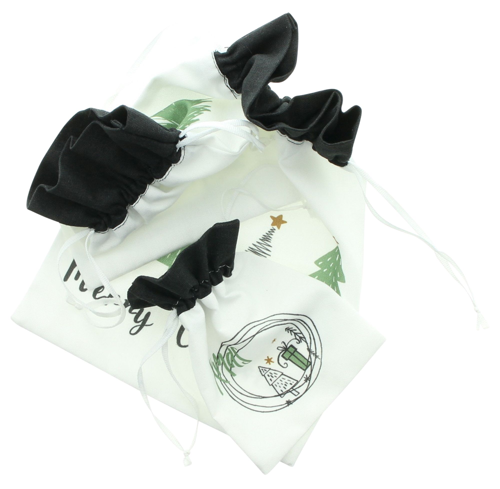 Acheter Lot de 3 pochettes cadeaux "XMAS"  dans la boutique en ligne de Frank Flechtwaren pour Sacs et sachets cadeaux