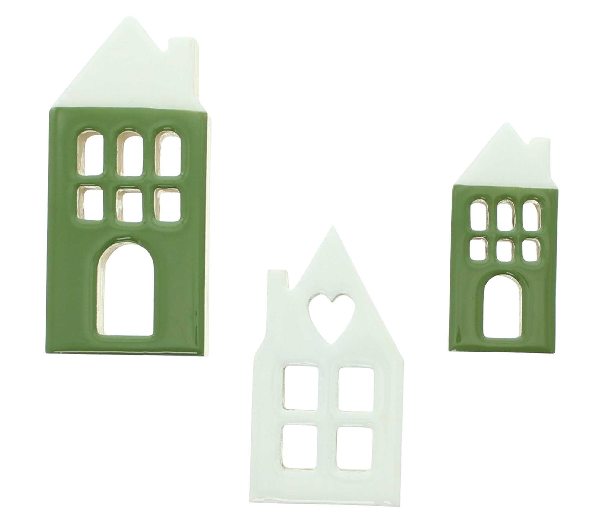 Acheter Lot de 3 maisons décoratives "Two-Tone"  dans la boutique en ligne de Frank Flechtwaren pour Pâques