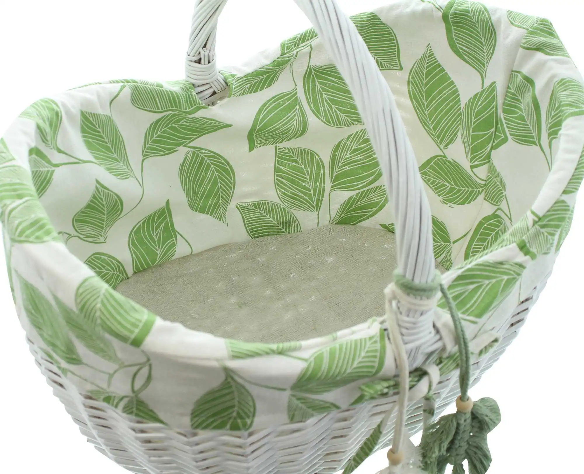 Acheter Panier à courses "feuilles"  dans la boutique en ligne de Frank Flechtwaren pour Cuisine
