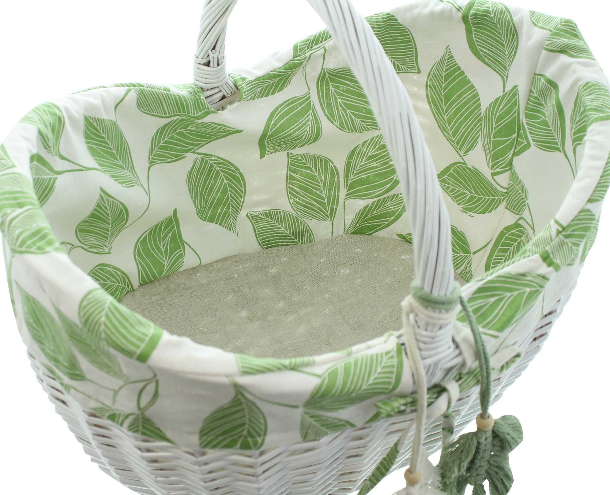 Acheter Panier à courses "feuilles"  dans la boutique en ligne de Frank Flechtwaren pour Cuisine