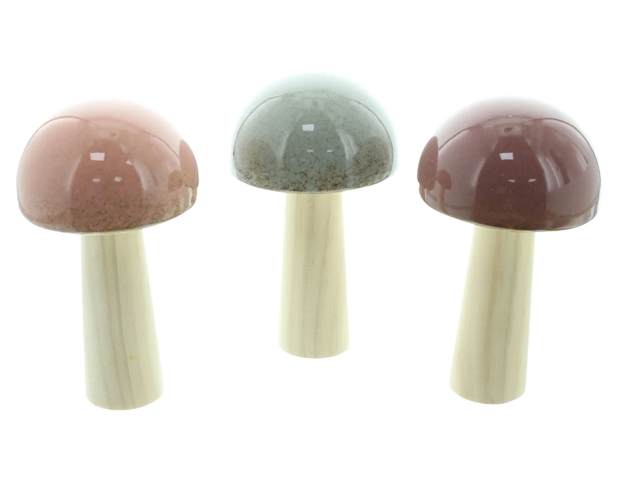 Acheter Lot de 3 champignons "Glossy"  dans la boutique en ligne de Frank Flechtwaren pour Champignons
