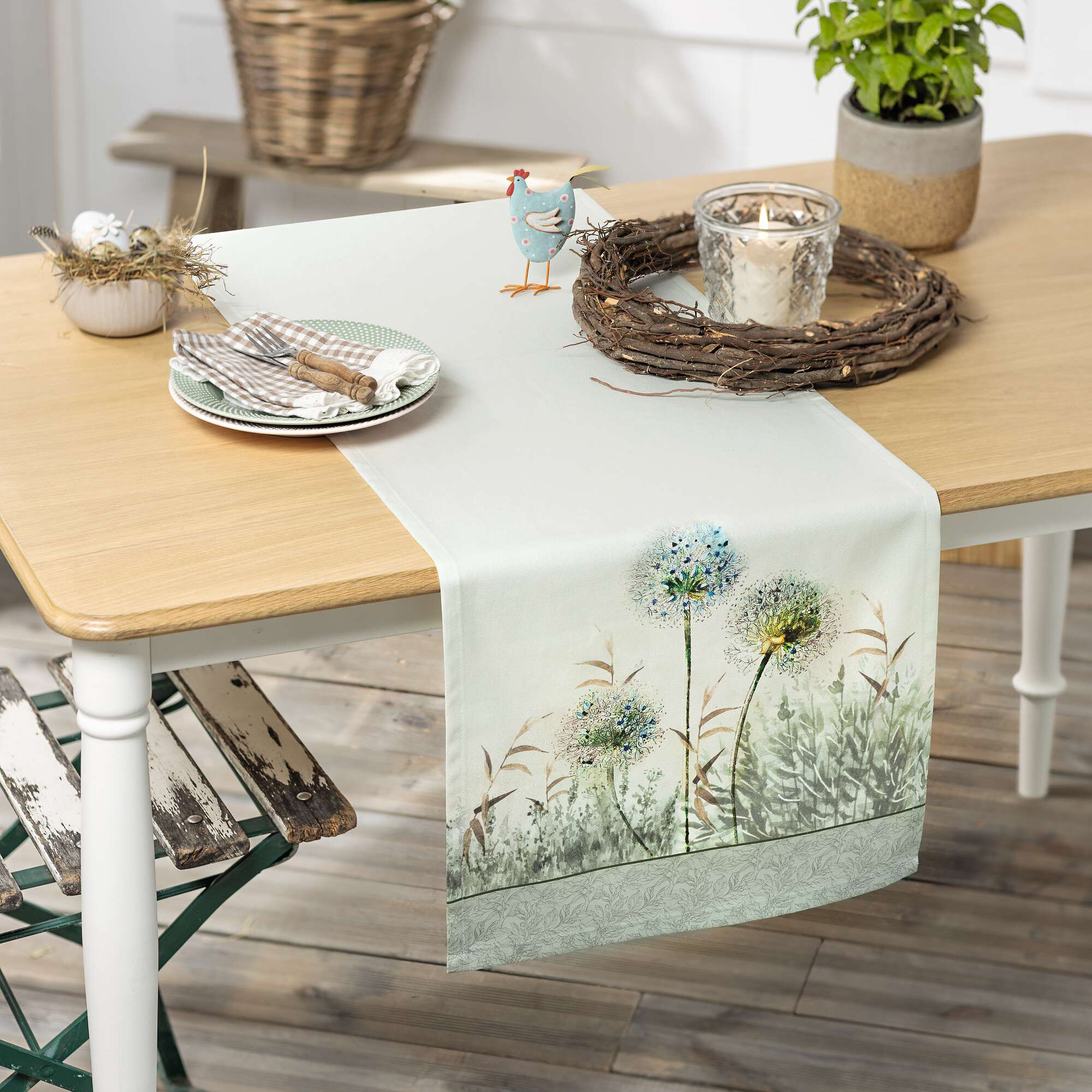 Acheter Chemin de table "Prairie fleurie"  dans la boutique en ligne de Frank Flechtwaren