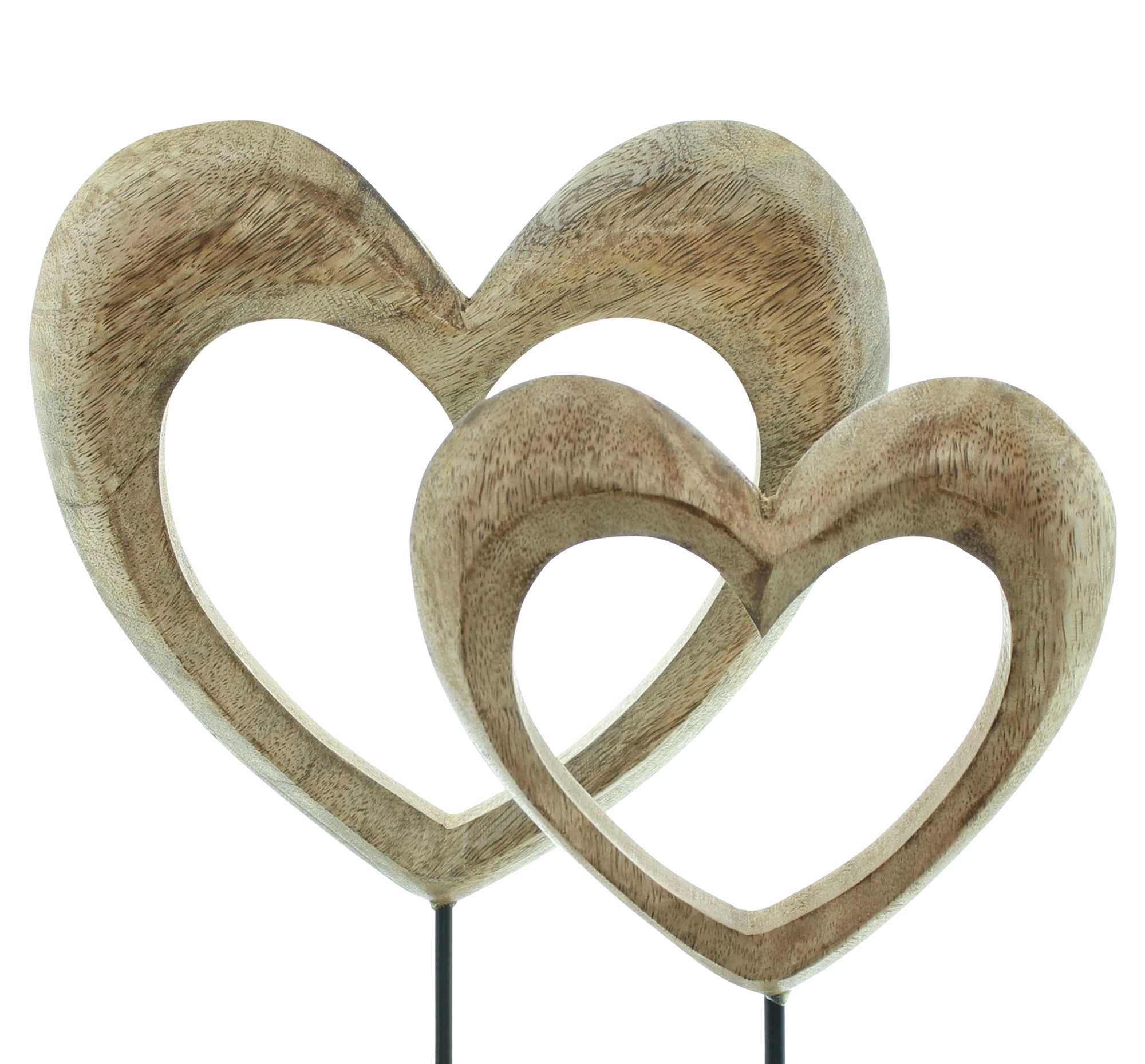 Acheter Lot de 2 décorations "coeur"  dans la boutique en ligne de Frank Flechtwaren pour Pâques