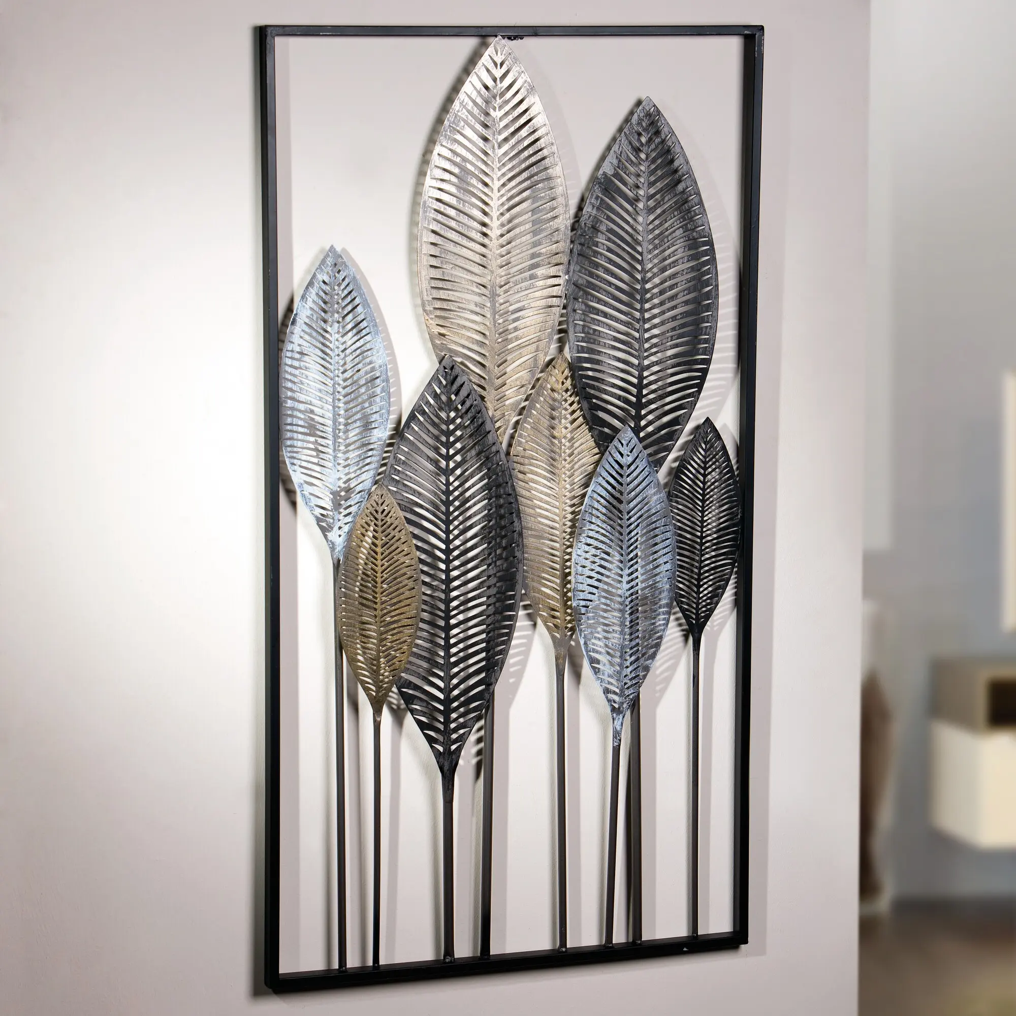 Acheter Cadre mural "feuilles"  dans la boutique en ligne de Frank Flechtwaren