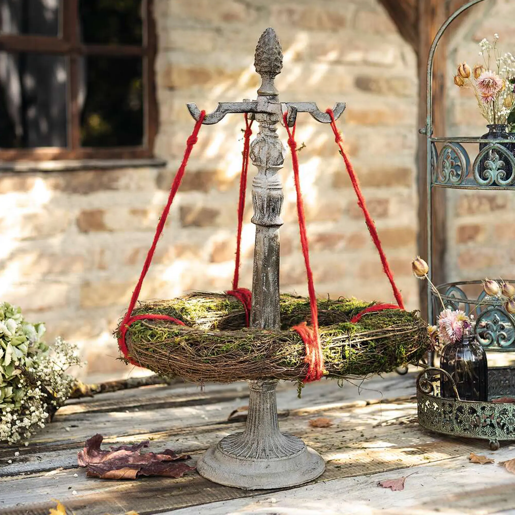 Acheter Porte-couronne "nostalgie"  dans la boutique en ligne de Frank Flechtwaren