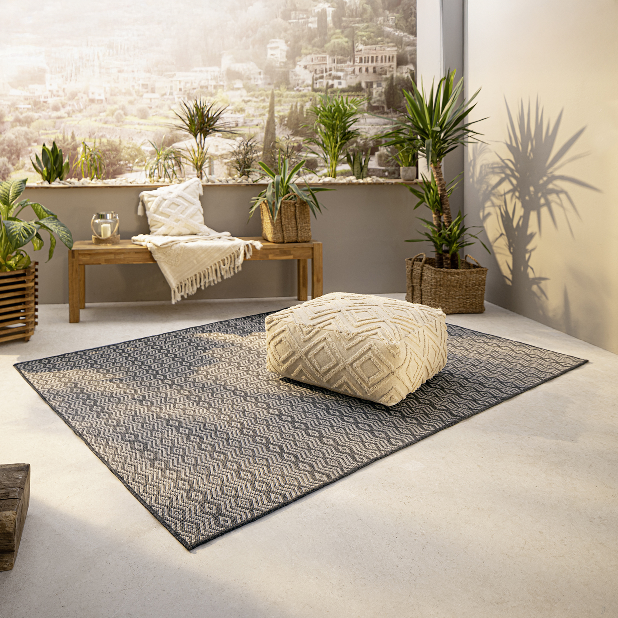 Acheter Tapis d'intérieur et d'extérieur "Chevron"  dans la boutique en ligne de Frank Flechtwaren