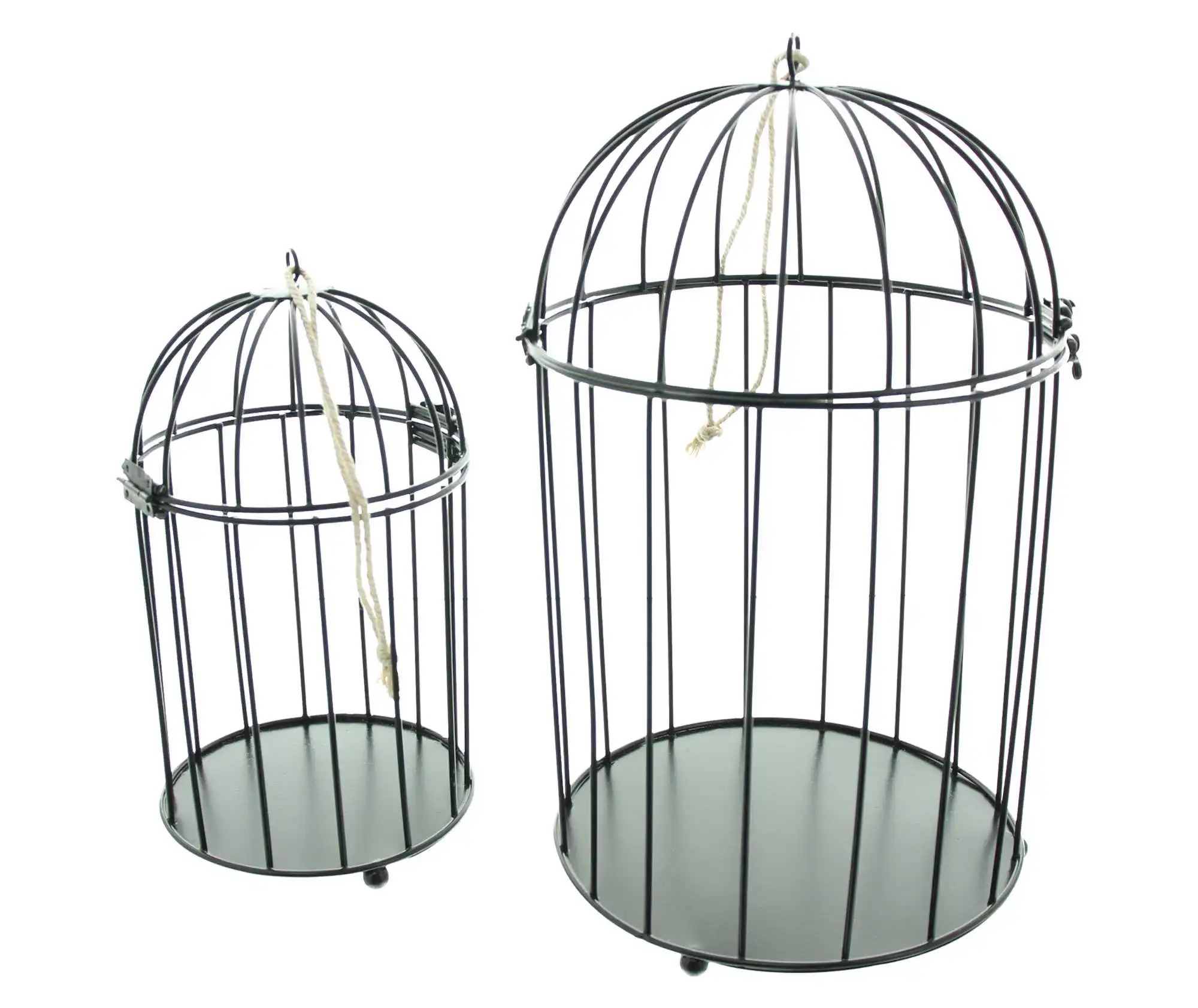 Acheter Lot de 2 cages décoratives "Gabbia"  dans la boutique en ligne de Frank Flechtwaren pour Suspensions décoratives