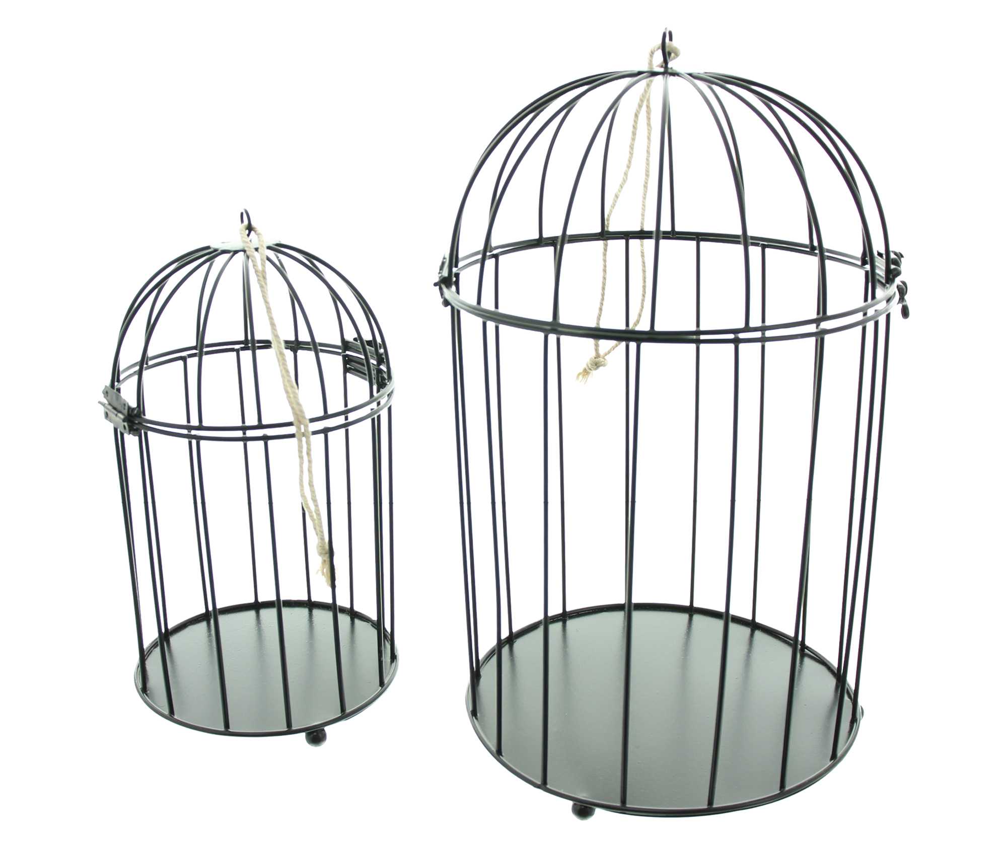 Acheter Lot de 2 cages décoratives "Gabbia"  dans la boutique en ligne de Frank Flechtwaren pour Suspensions décoratives