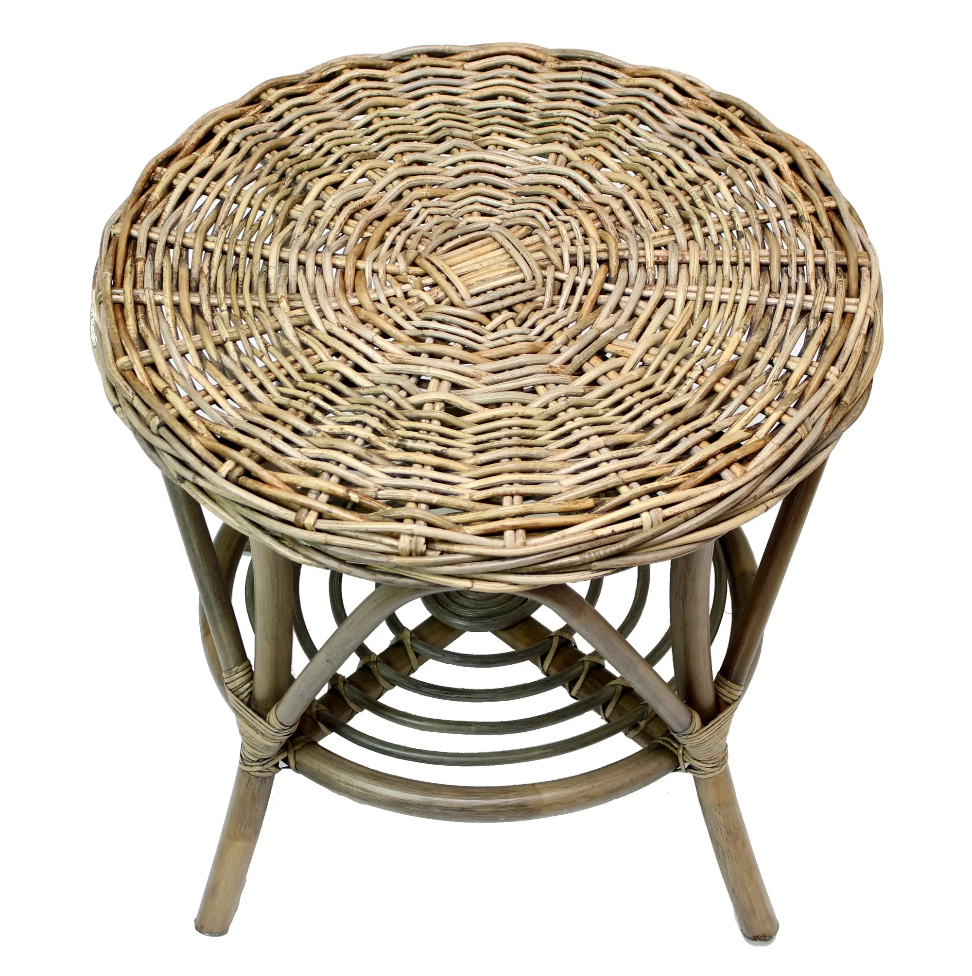 Acheter Table rotin "Koboo Grey"  dans la boutique en ligne de Frank Flechtwaren pour Tables