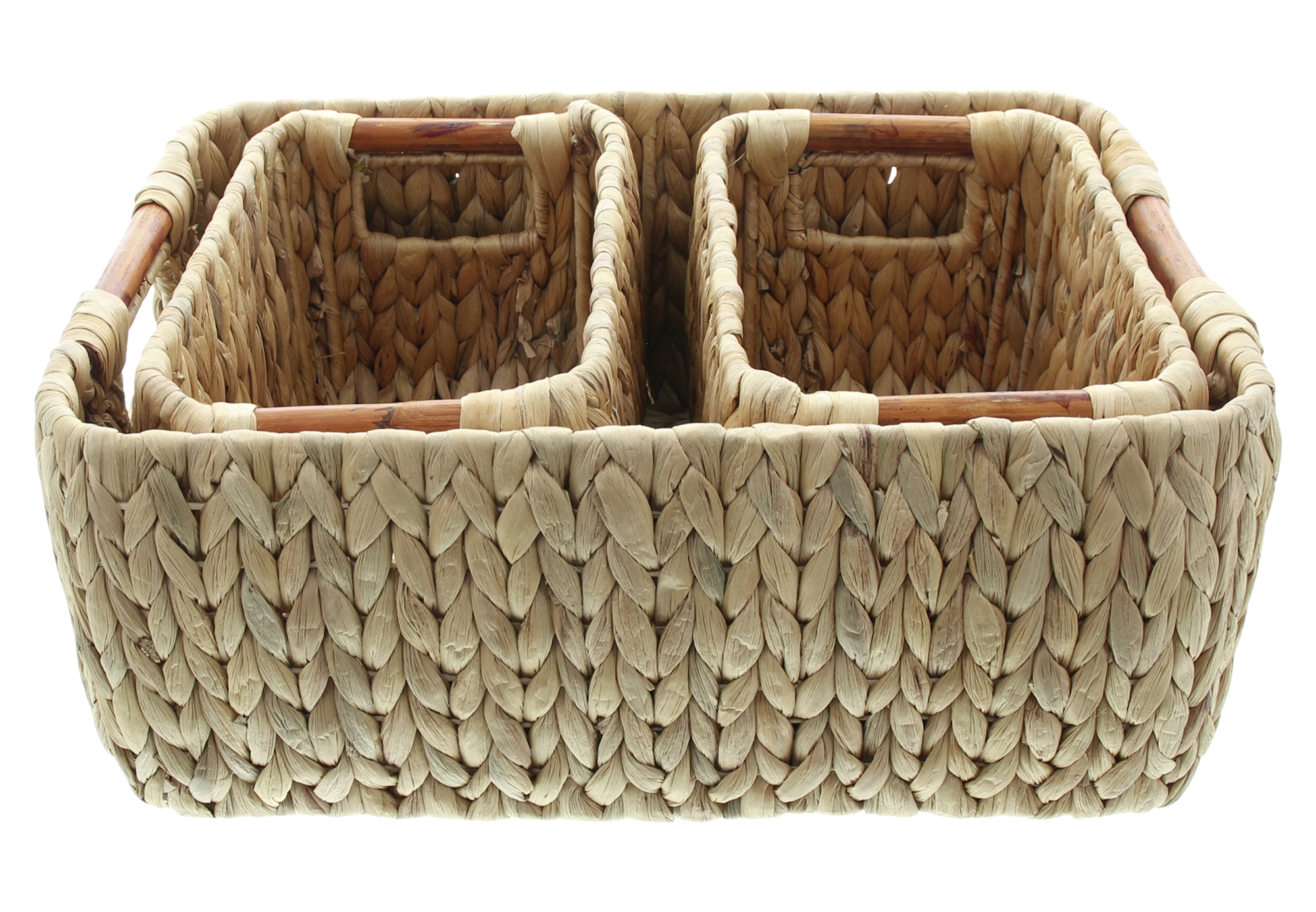 Acheter Set de rangement "jacinthe d'eau", 3 pcs. dans la boutique en ligne de Frank Flechtwaren pour Paniers de remplissage & universels Acheter Set de rangement "jacinthe d'eau", 3 pcs. dans la boutique en ligne de Frank Flechtwaren pour Paniers de remplissage & universels