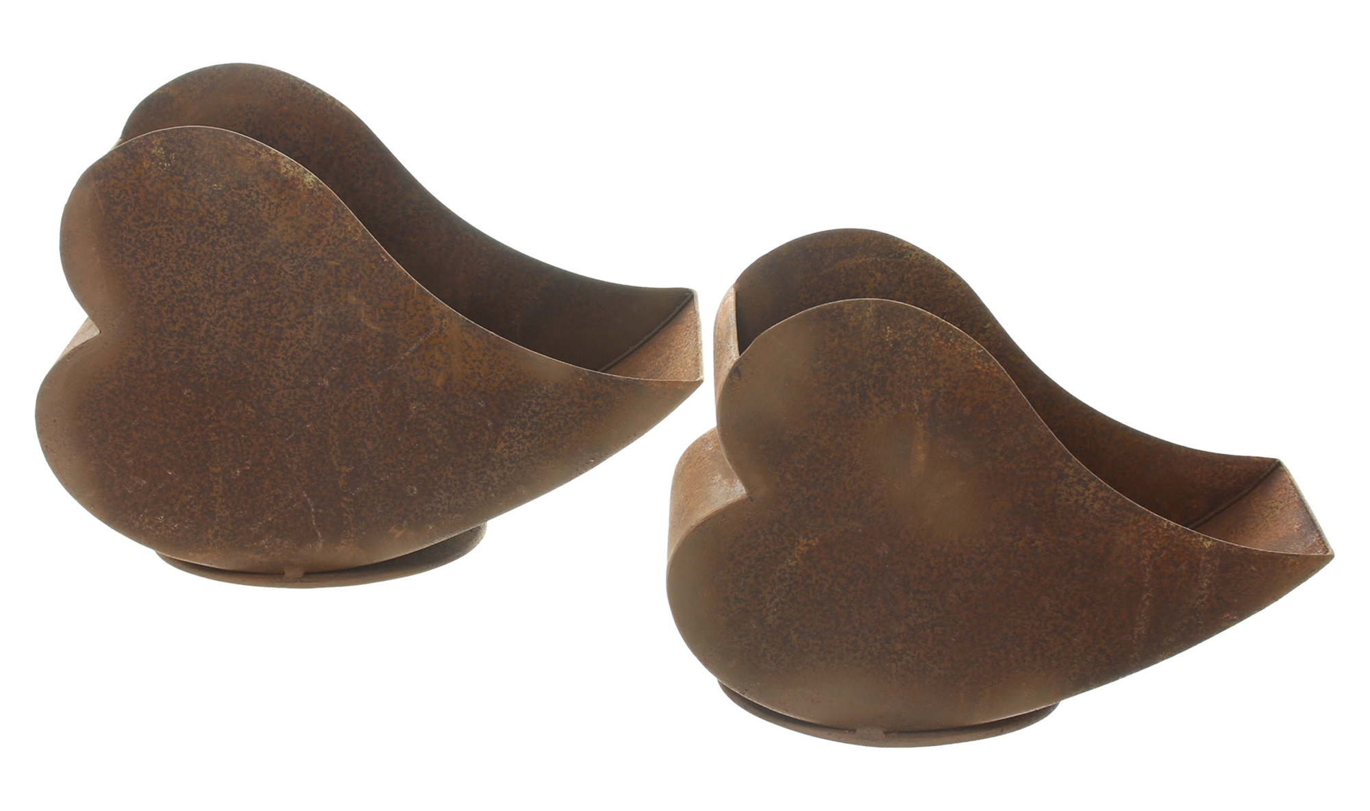 Acheter Lot de 2 jardinières "coeurs"  dans la boutique en ligne de Frank Flechtwaren pour Nouvel arrivage