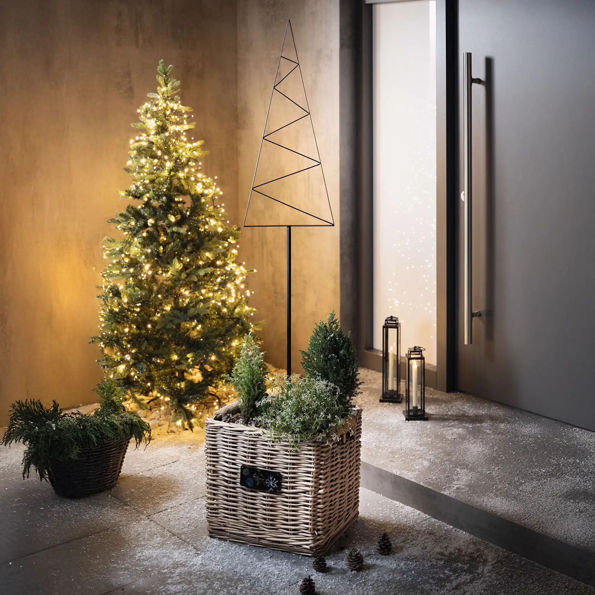 Acheter Lot de 2 paniers à plantes "osier chic"  dans la boutique en ligne de Frank Flechtwaren pour Jardinières corbeilles