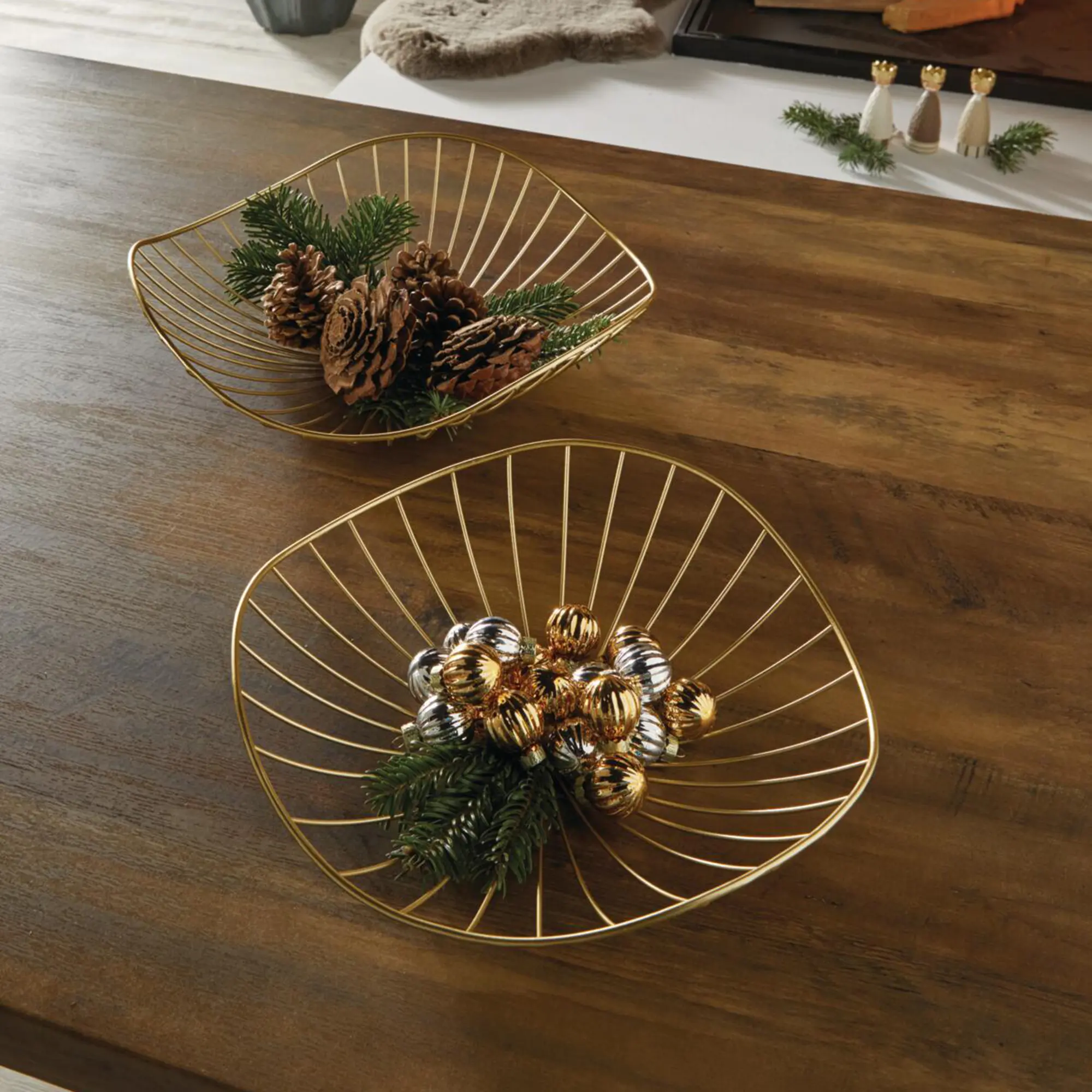 Acheter Lot de 2 coupes décoratifs "Vague"  dans la boutique en ligne de Frank Flechtwaren