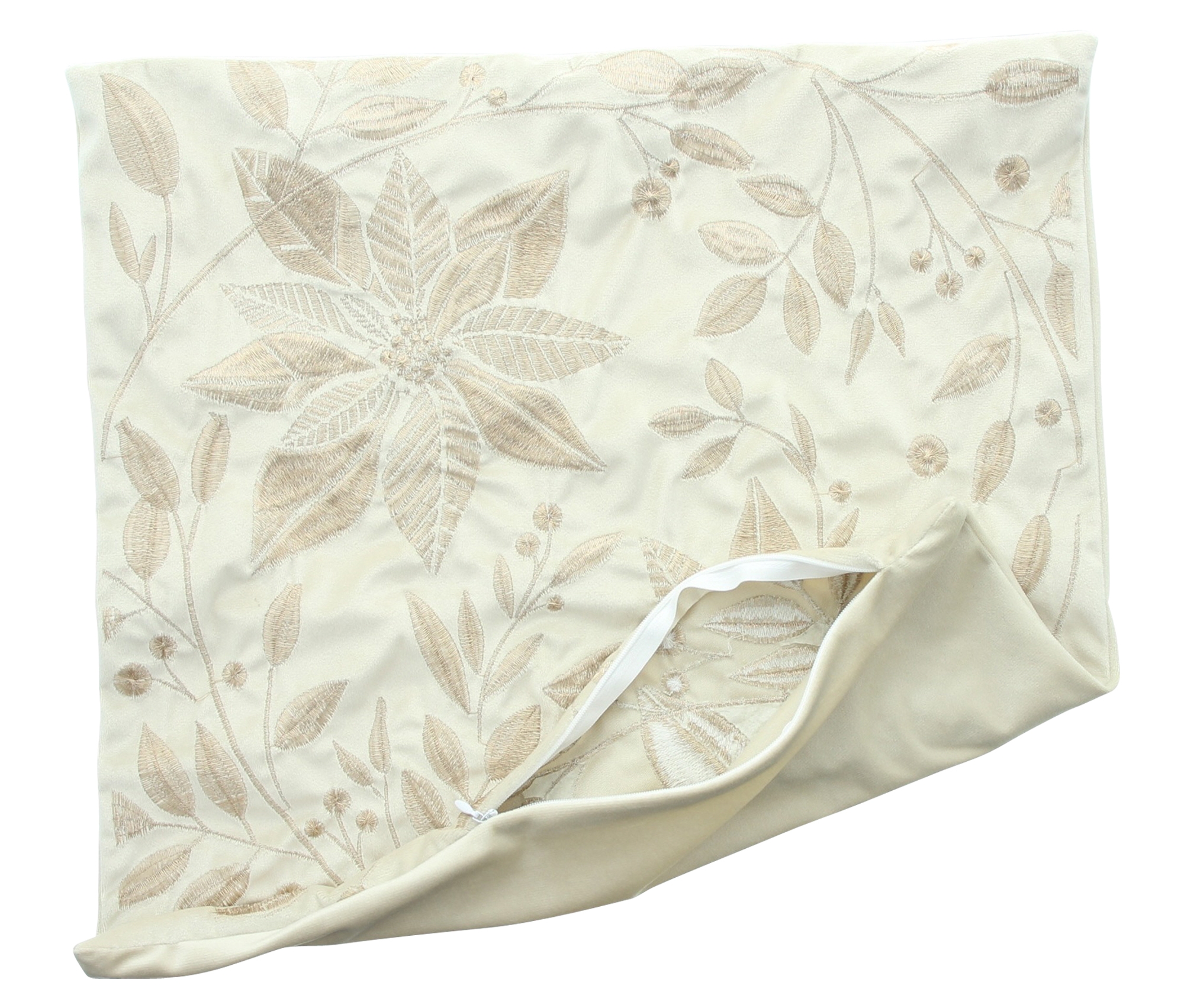 Acheter Housse de coussin "fleurs dorées"  dans la boutique en ligne de Frank Flechtwaren pour Remplissages