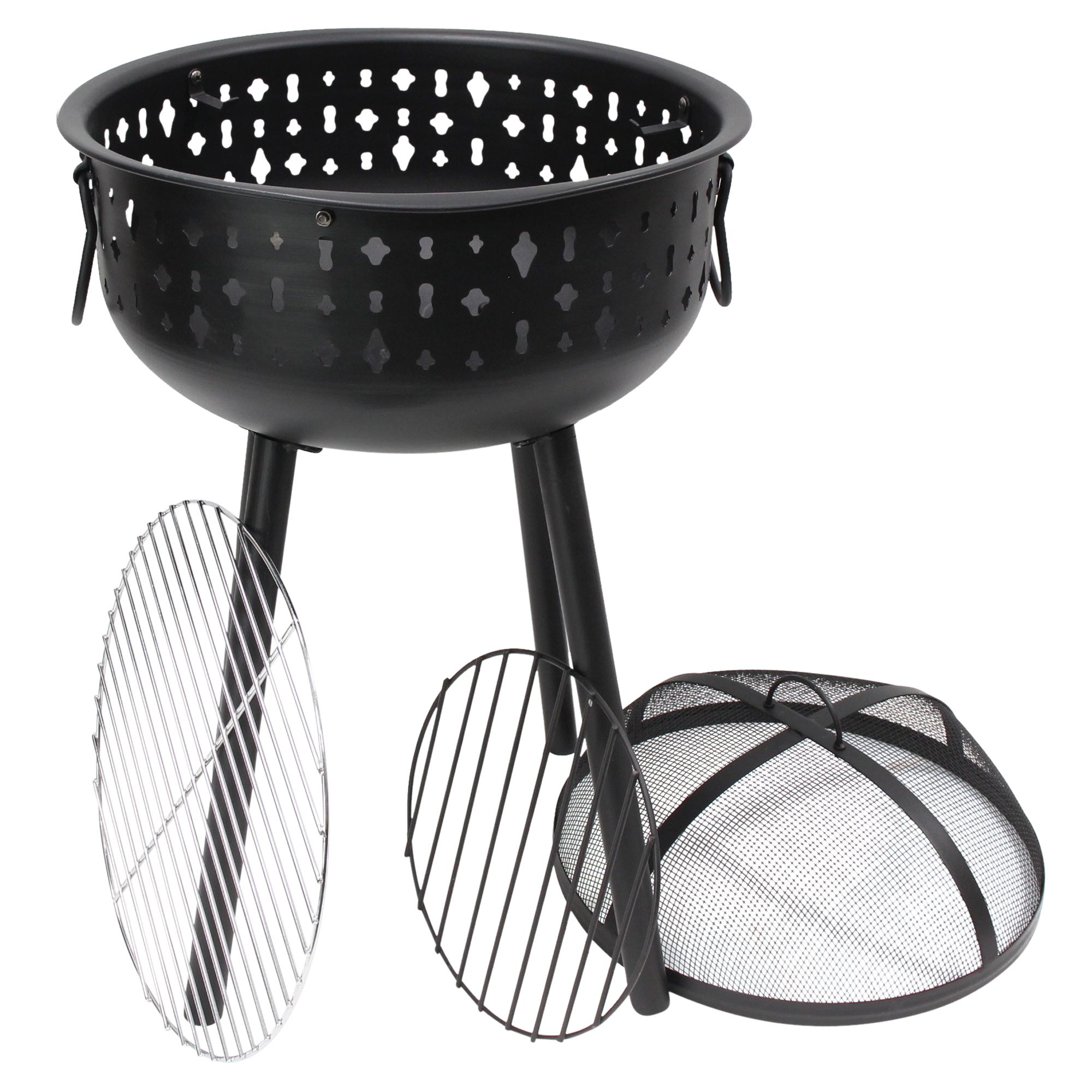 Acheter Barbecue "Noir"  dans la boutique en ligne de Frank Flechtwaren pour Braséros