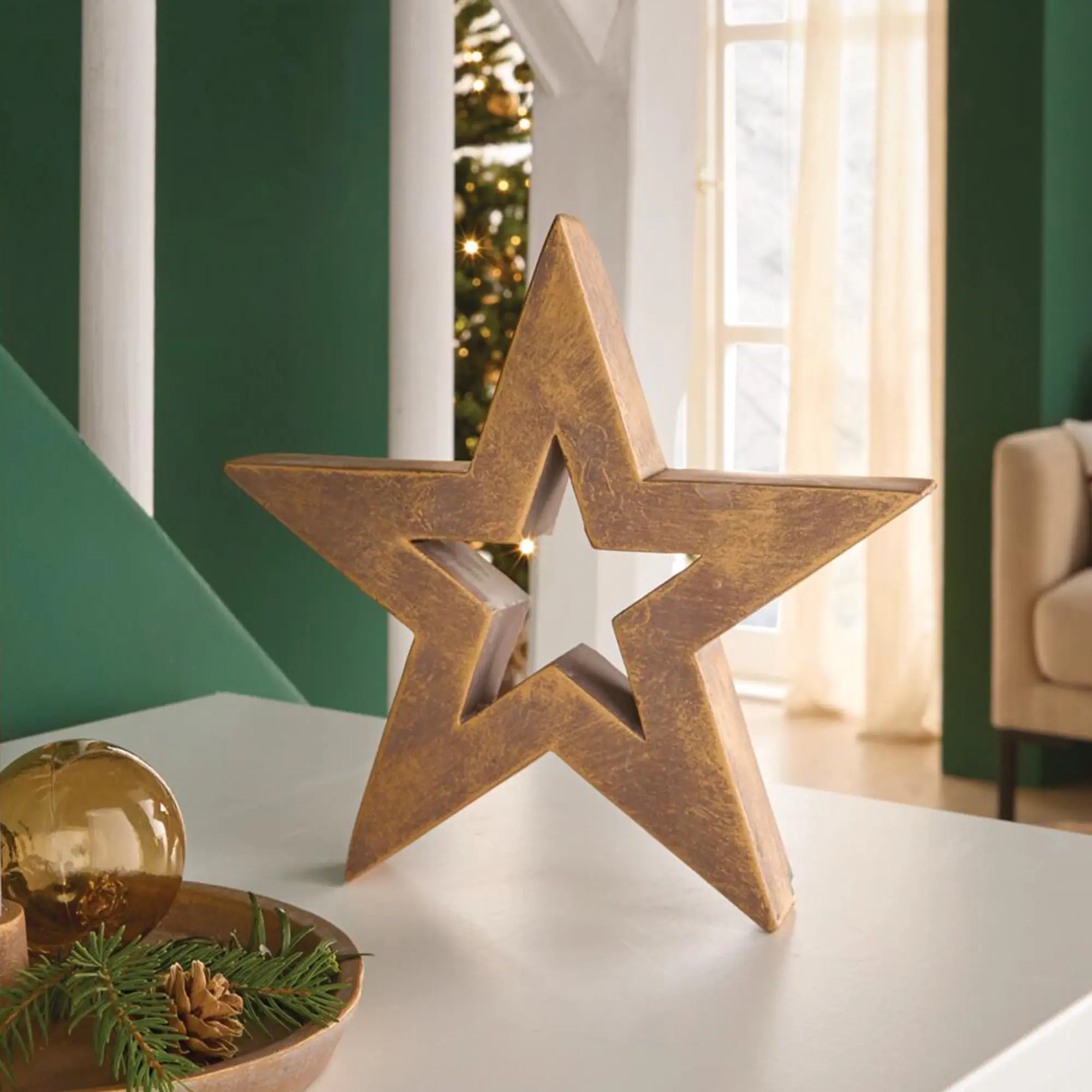 Acheter Étoile « Golden Shimmer » dans la boutique en ligne de Frank Flechtwaren