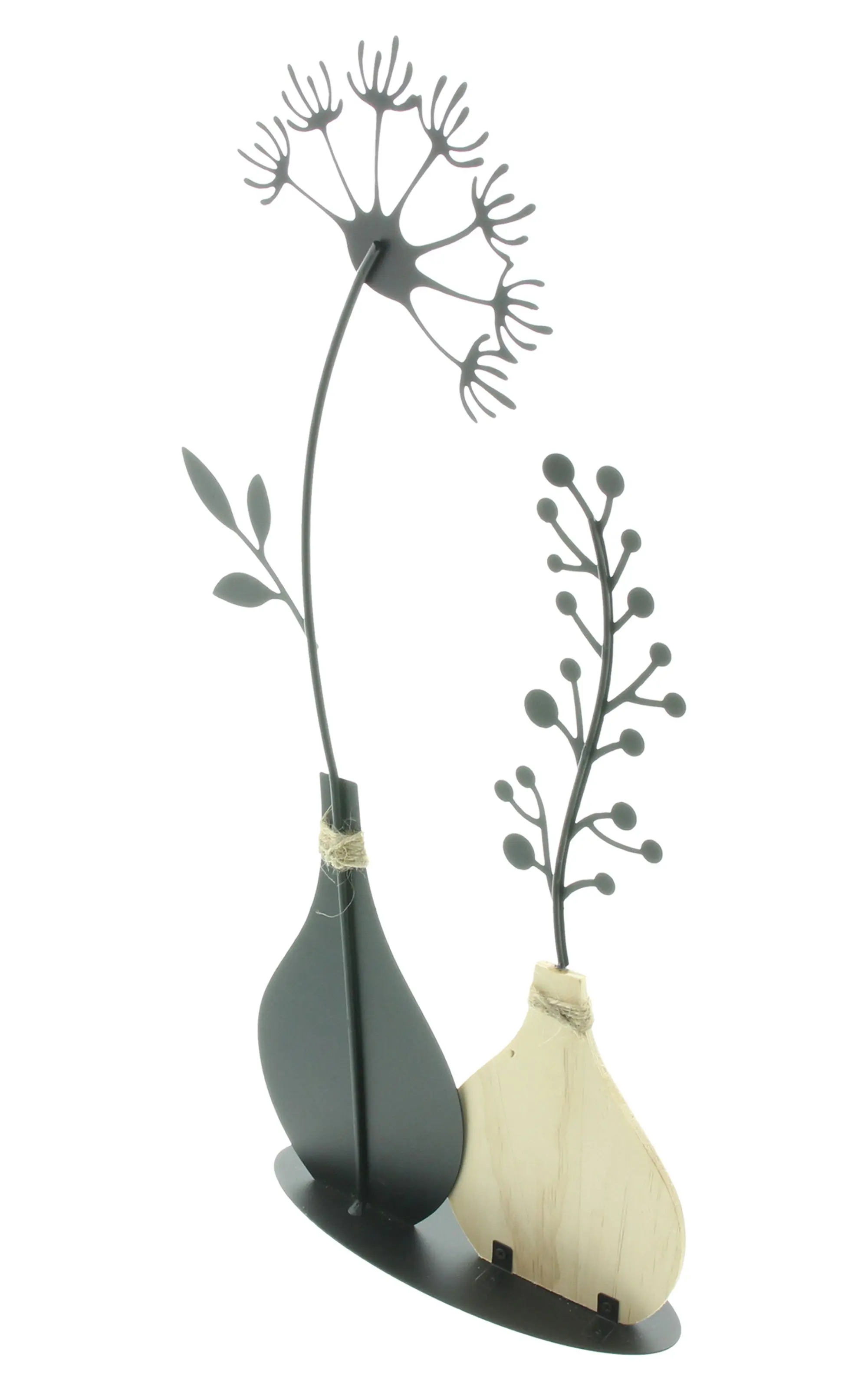 Acheter Décoration métallique "vases"  dans la boutique en ligne de Frank Flechtwaren pour Figurines décoratives