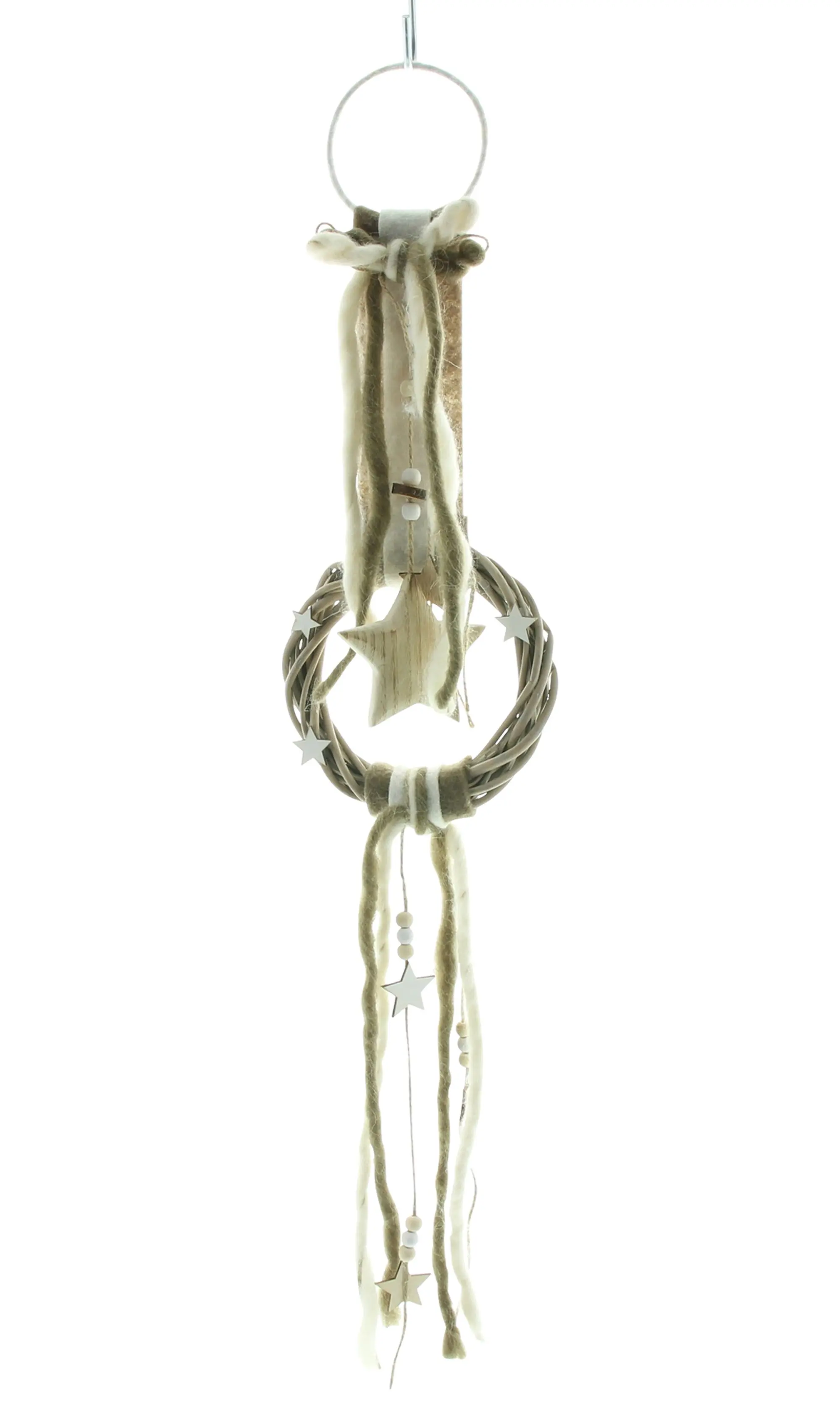 Acheter Suspension"couronne avec étoile"  dans la boutique en ligne de Frank Flechtwaren pour Décorations à suspendre