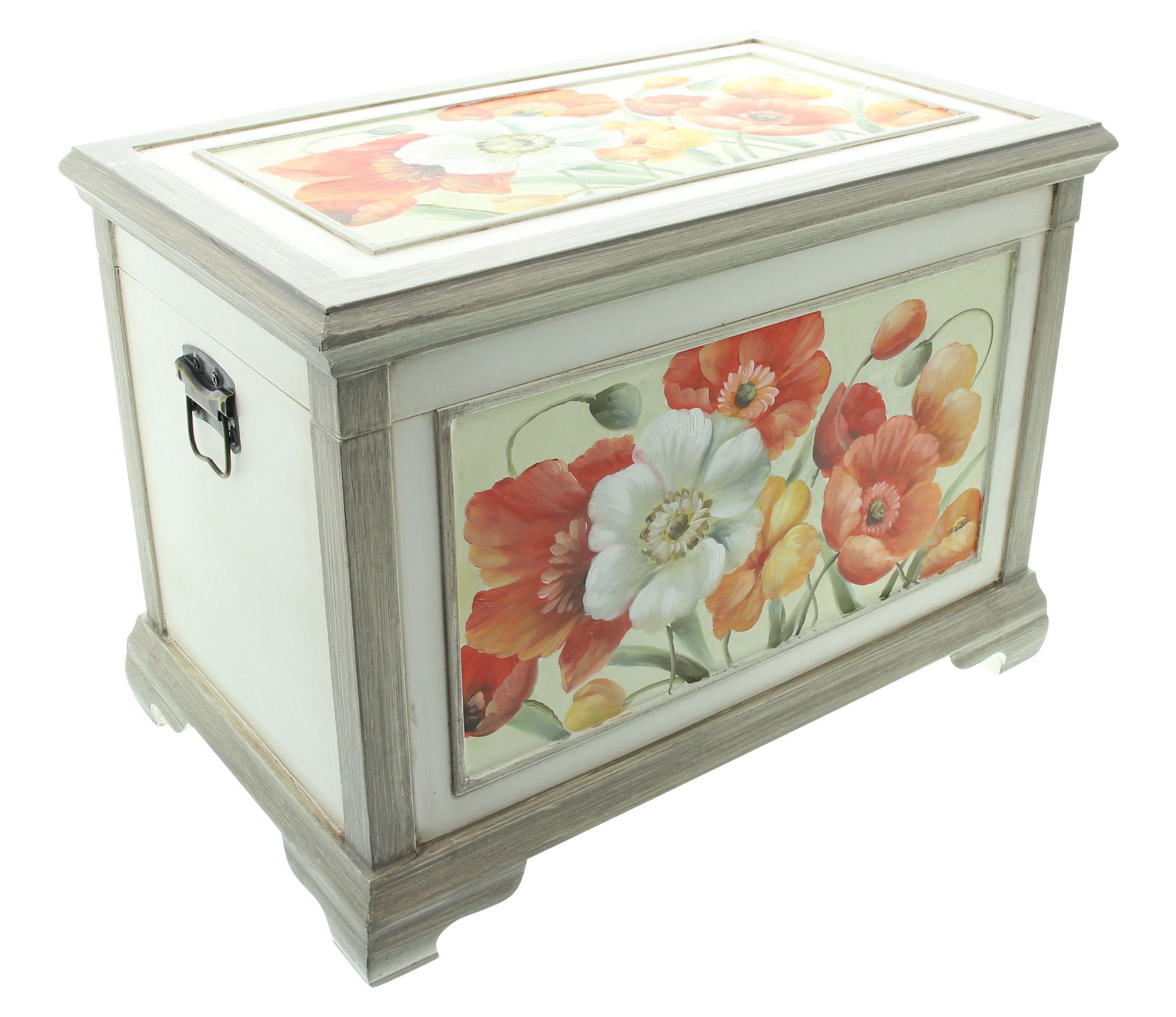 Acheter Coffre en bois "fleurs"  dans la boutique en ligne de Frank Flechtwaren pour Couloir