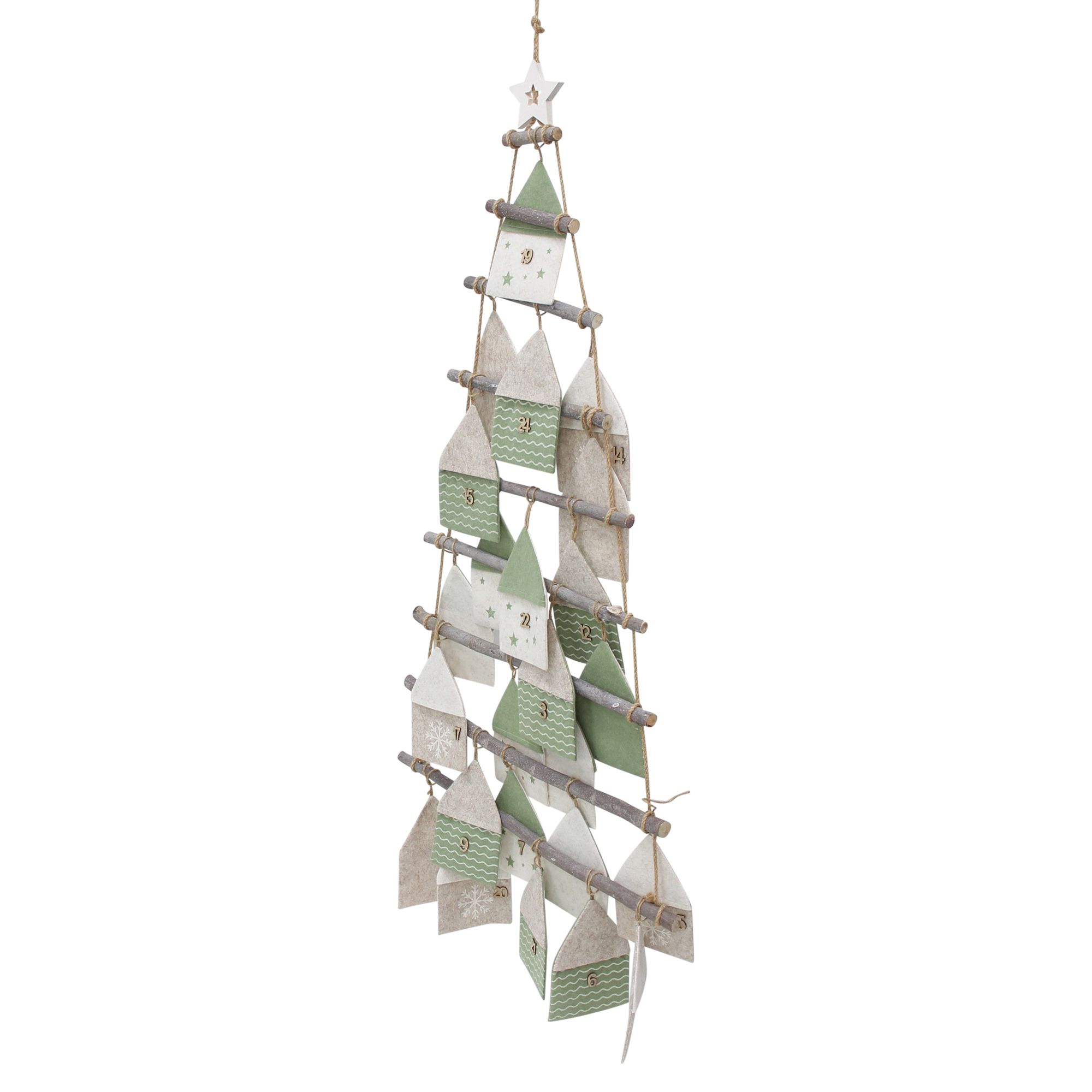 Acheter Calendrier de l'Avent « Maisonnettes », 25 pièces dans la boutique en ligne de Frank Flechtwaren pour Calendriers de l'Avent