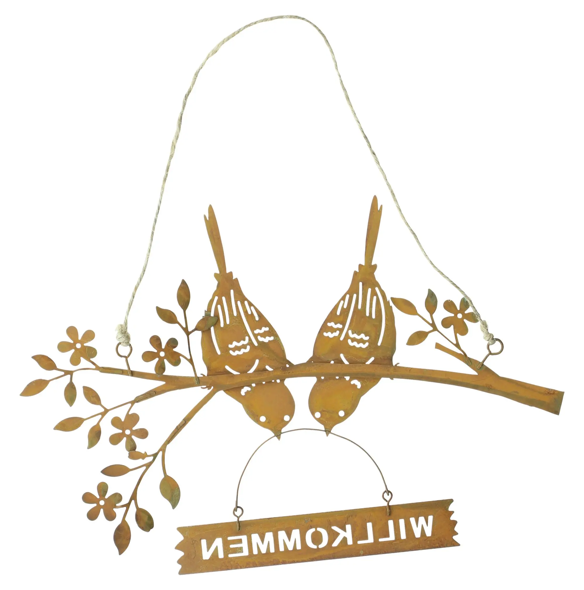 Acheter Suspension "Willkommen"  dans la boutique en ligne de Frank Flechtwaren pour Pâques