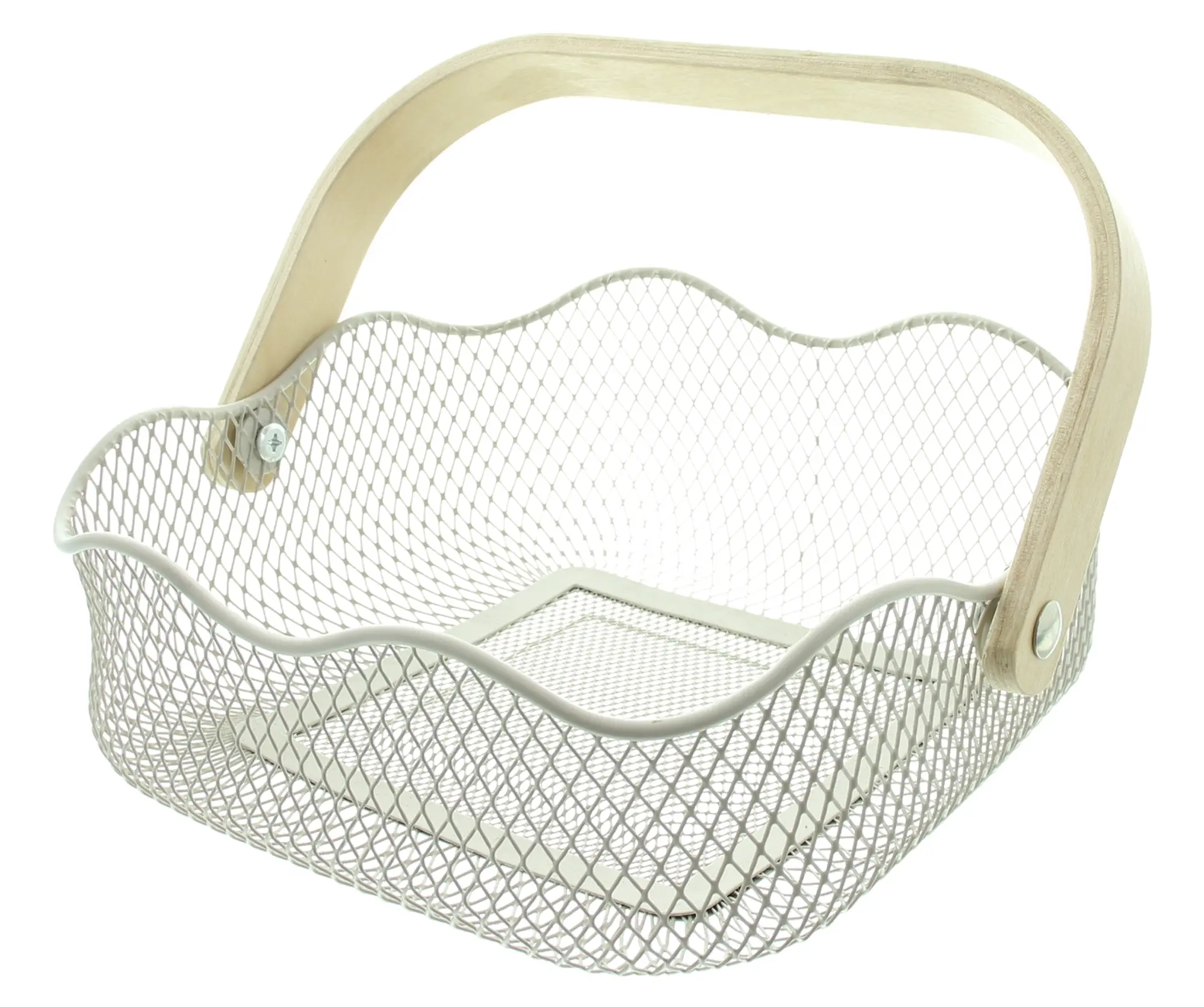 Acheter Panier métal "bord ondulé"  dans la boutique en ligne de Frank Flechtwaren pour Paniers de remplissage &amp; universels