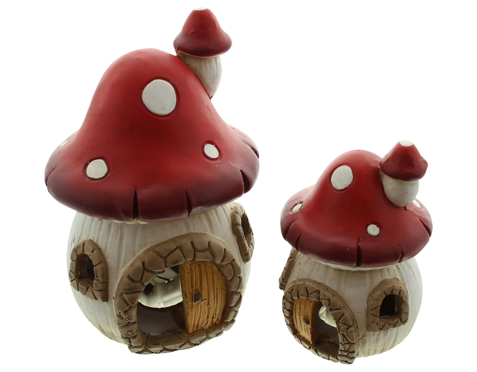 Acheter Lot de 2 maisons LED "champignon" dans la boutique en ligne de Frank Flechtwaren pour Figurines décoratives Acheter Lot de 2 maisons LED "champignon" dans la boutique en ligne de Frank Flechtwaren pour Figurines décoratives