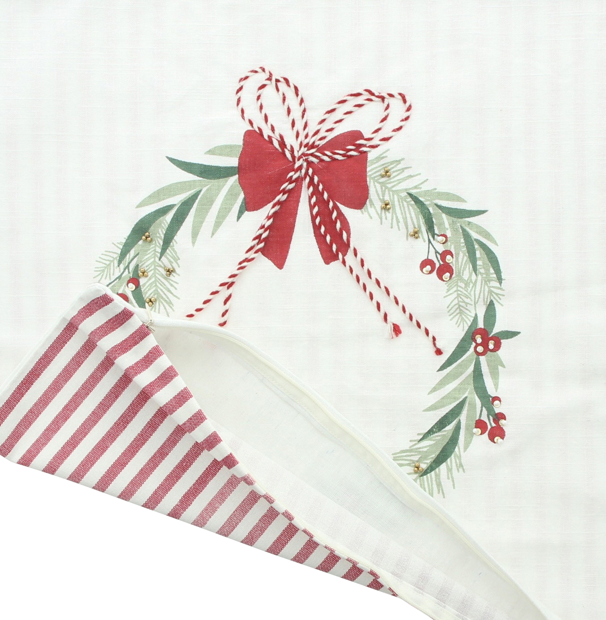 Acheter Housse de coussin "couronne petit noeud"  dans la boutique en ligne de Frank Flechtwaren pour Coussins &amp; remplissages