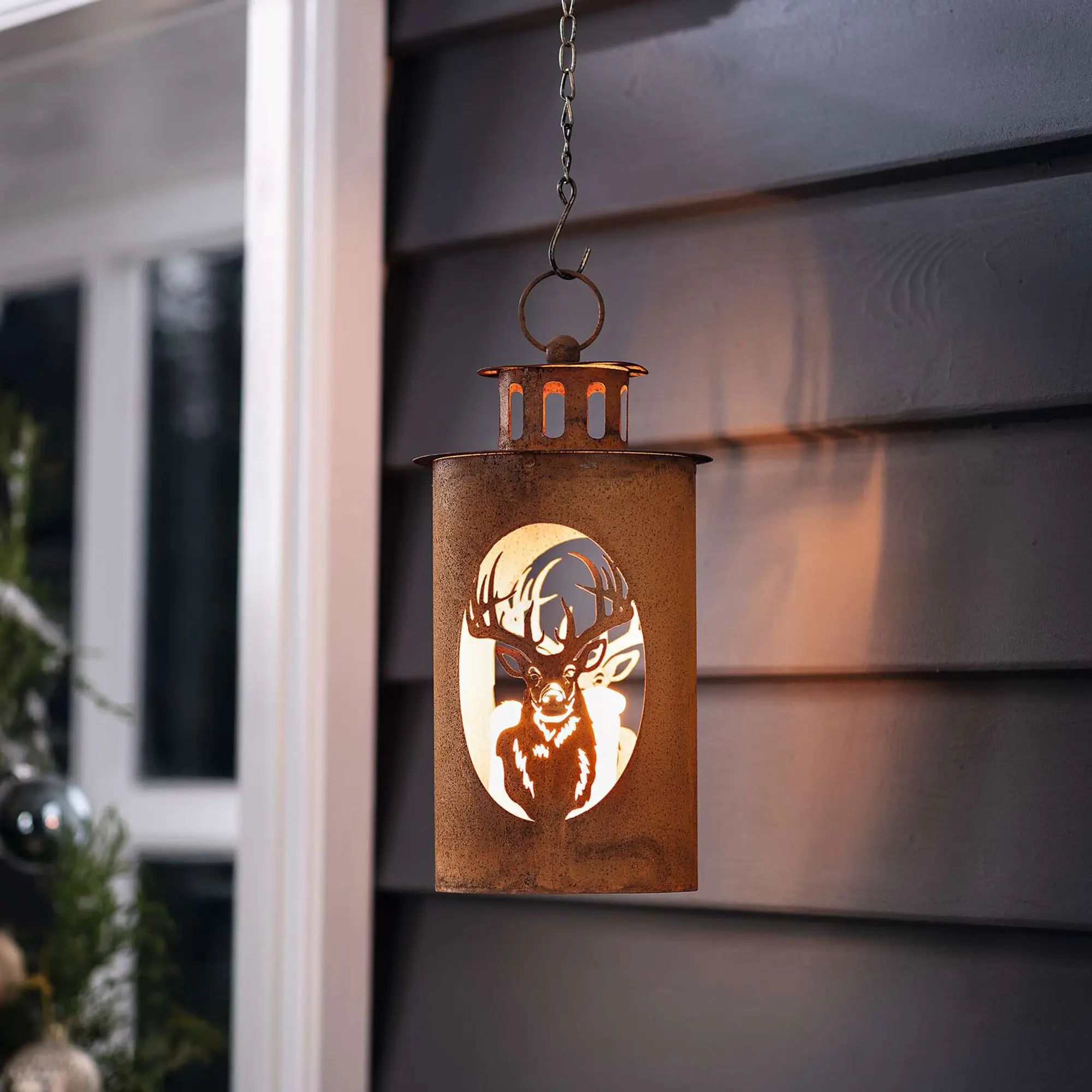 Acheter Lanterne "cerf"  dans la boutique en ligne de Frank Flechtwaren