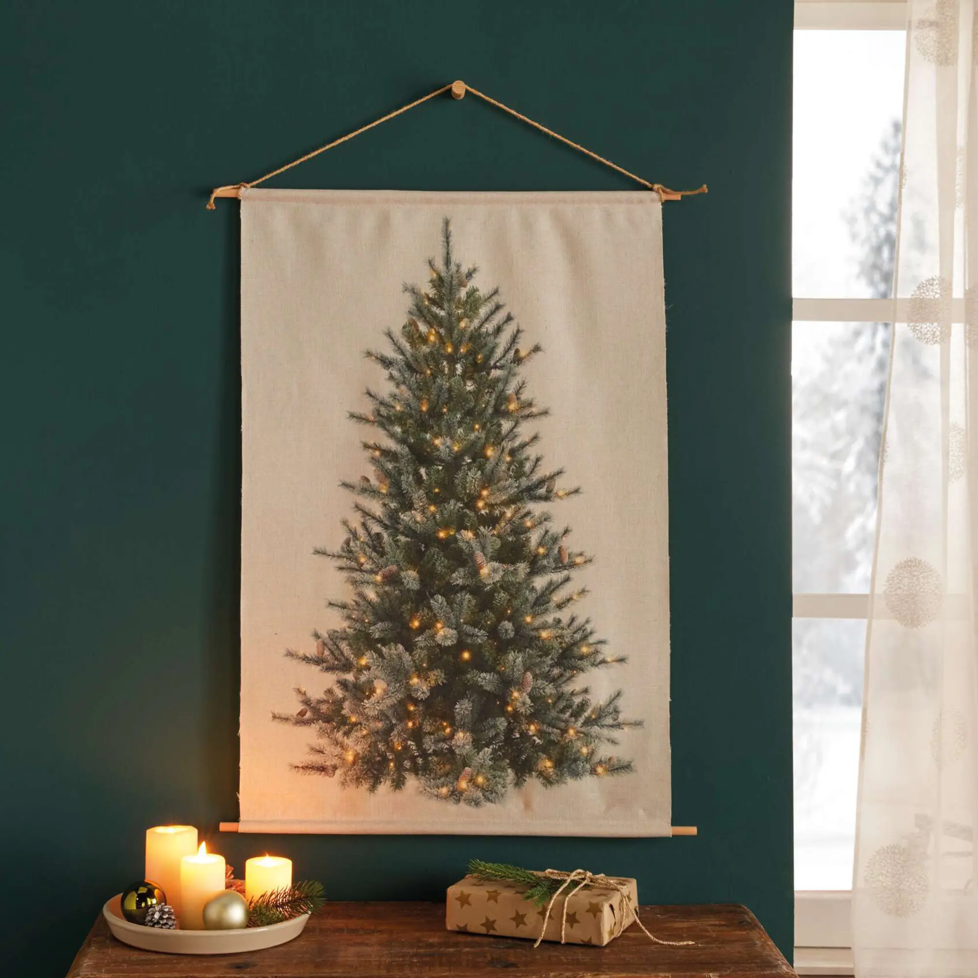 Acheter Décoration murale "Sapin de Noël"  dans la boutique en ligne de Frank Flechtwaren